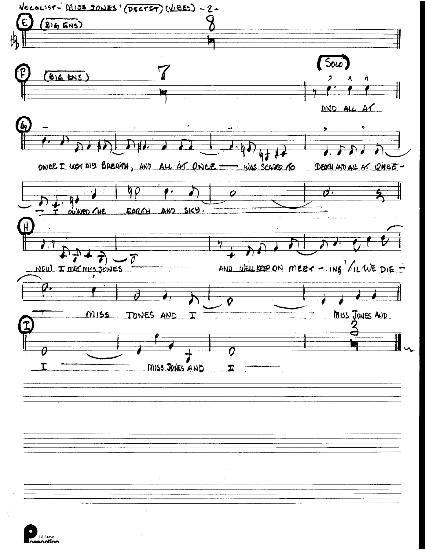 Have You Met Miss Jones (Kenton Dectet #386) 3214 Vocal — page 2