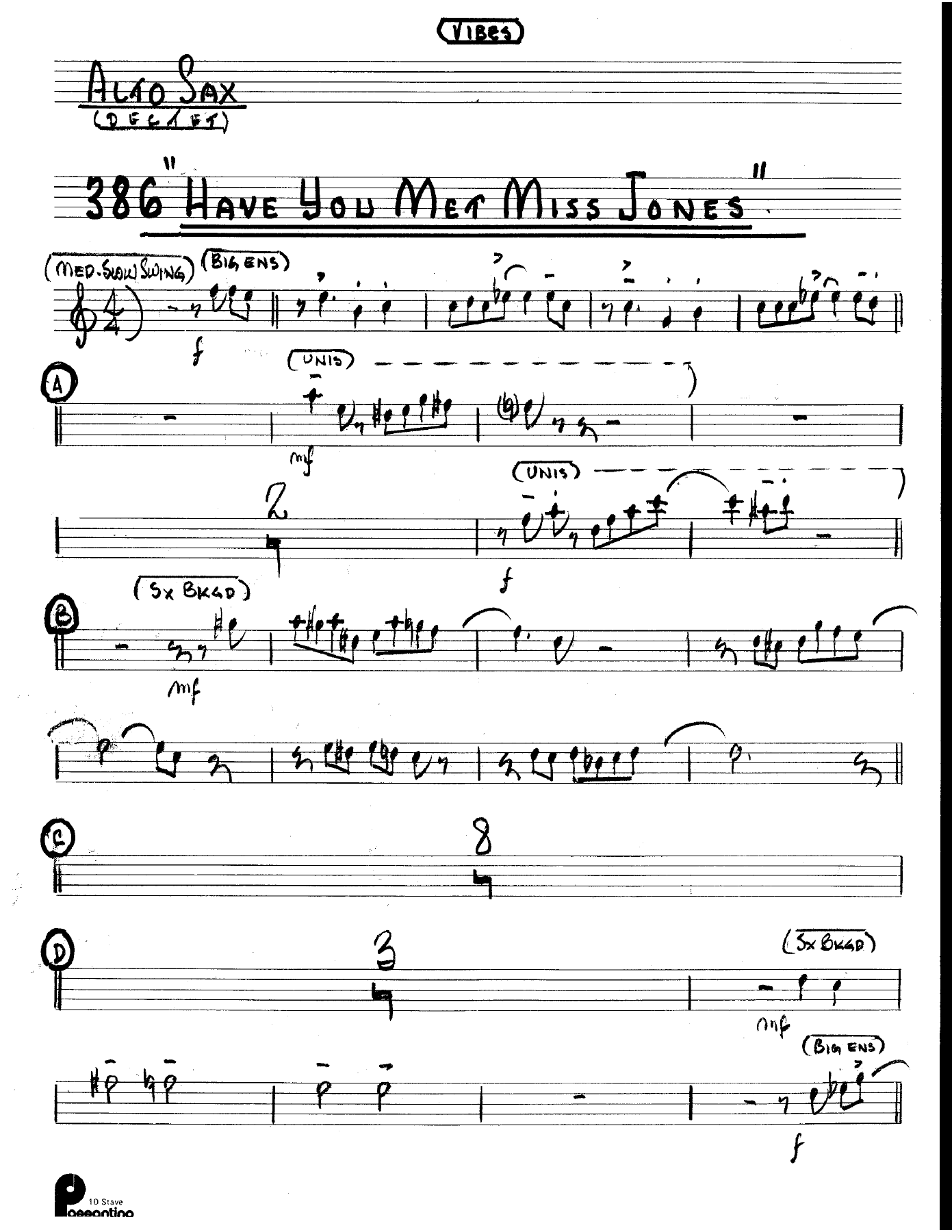 Have You Met Miss Jones (Kenton Dectet #386) 3214 Vocal — page 3
