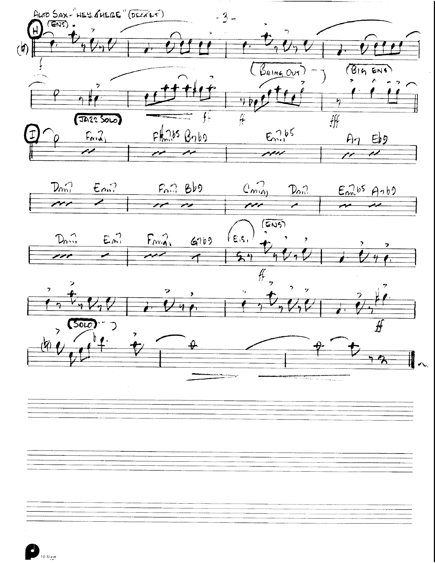 Hey There (Kenton Dectet #246) 3213 — page 3
