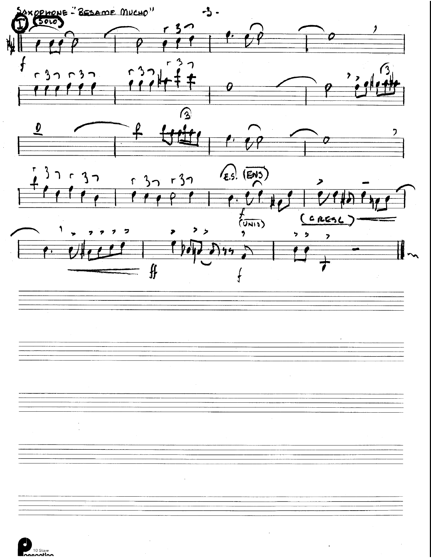 Besame Mucho — page 3