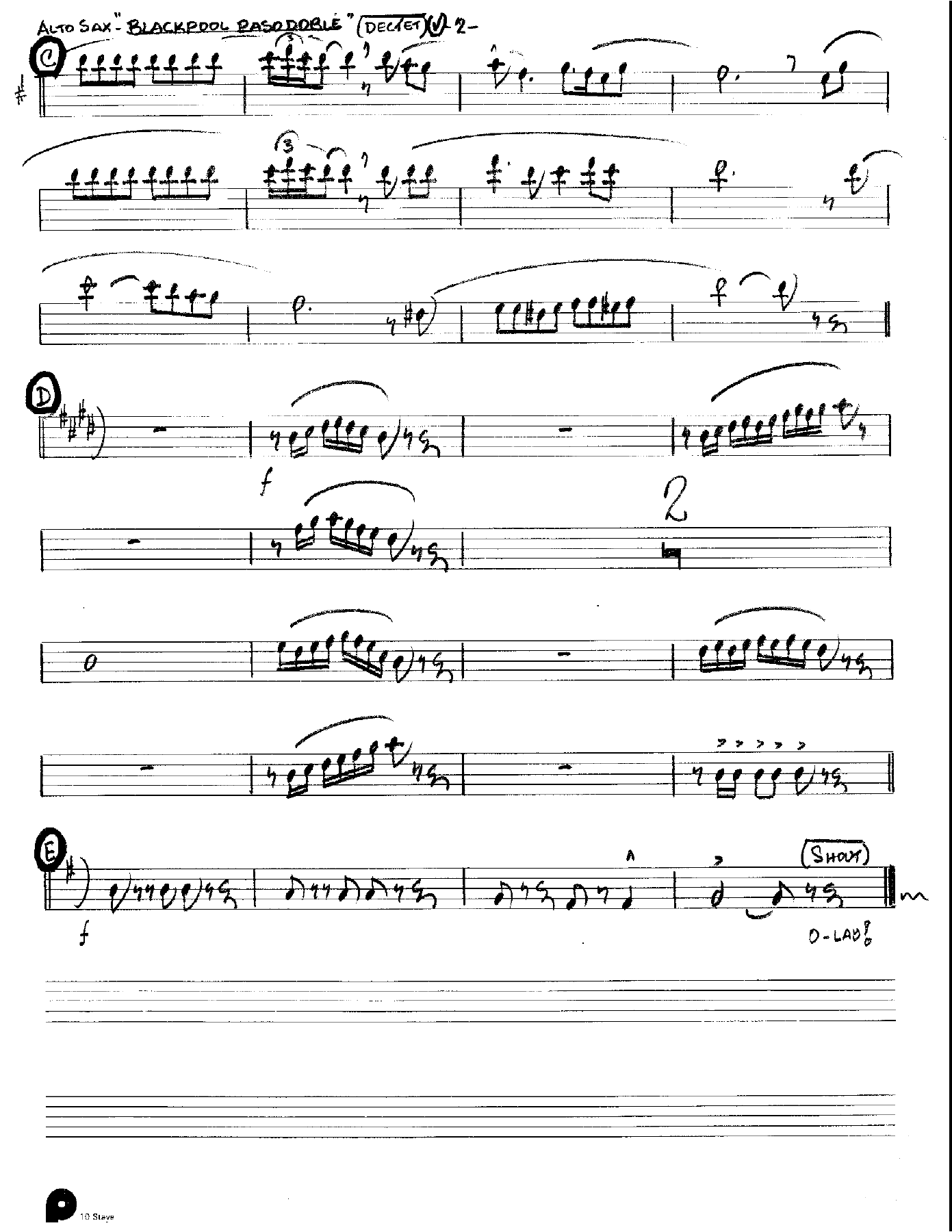 Blackpool Paso Doble (Kenton Dectet #127) 3214 Vibes Opt — page 2