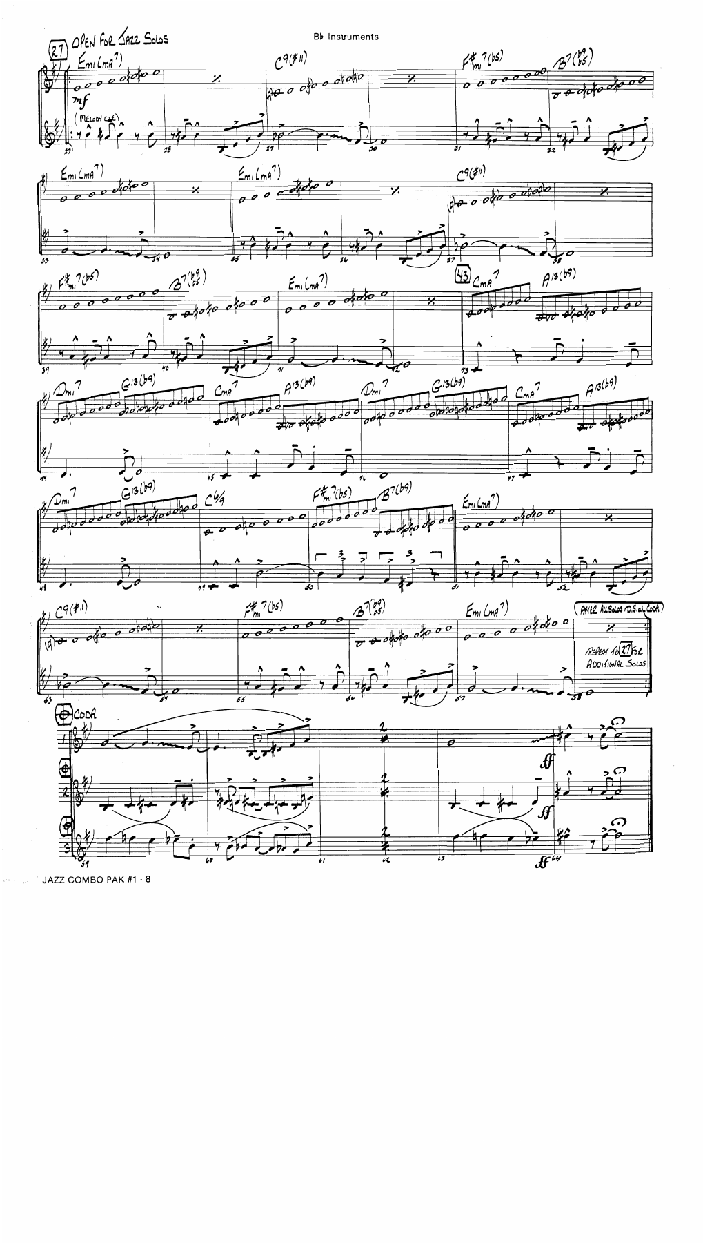 Bernies Tune (R.Pemberton)  Combo — page 2