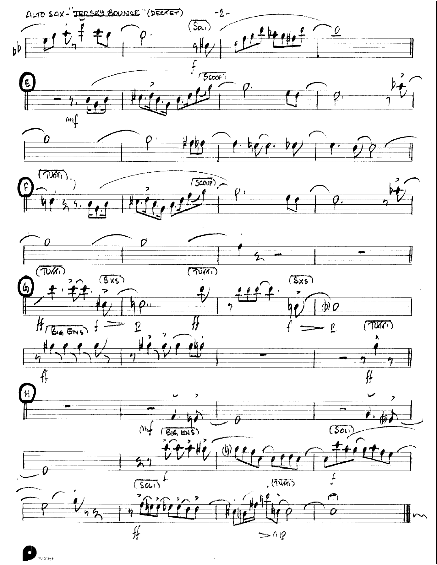 Jersey Bounce (Kenton Dectet #168) 3213 — page 2