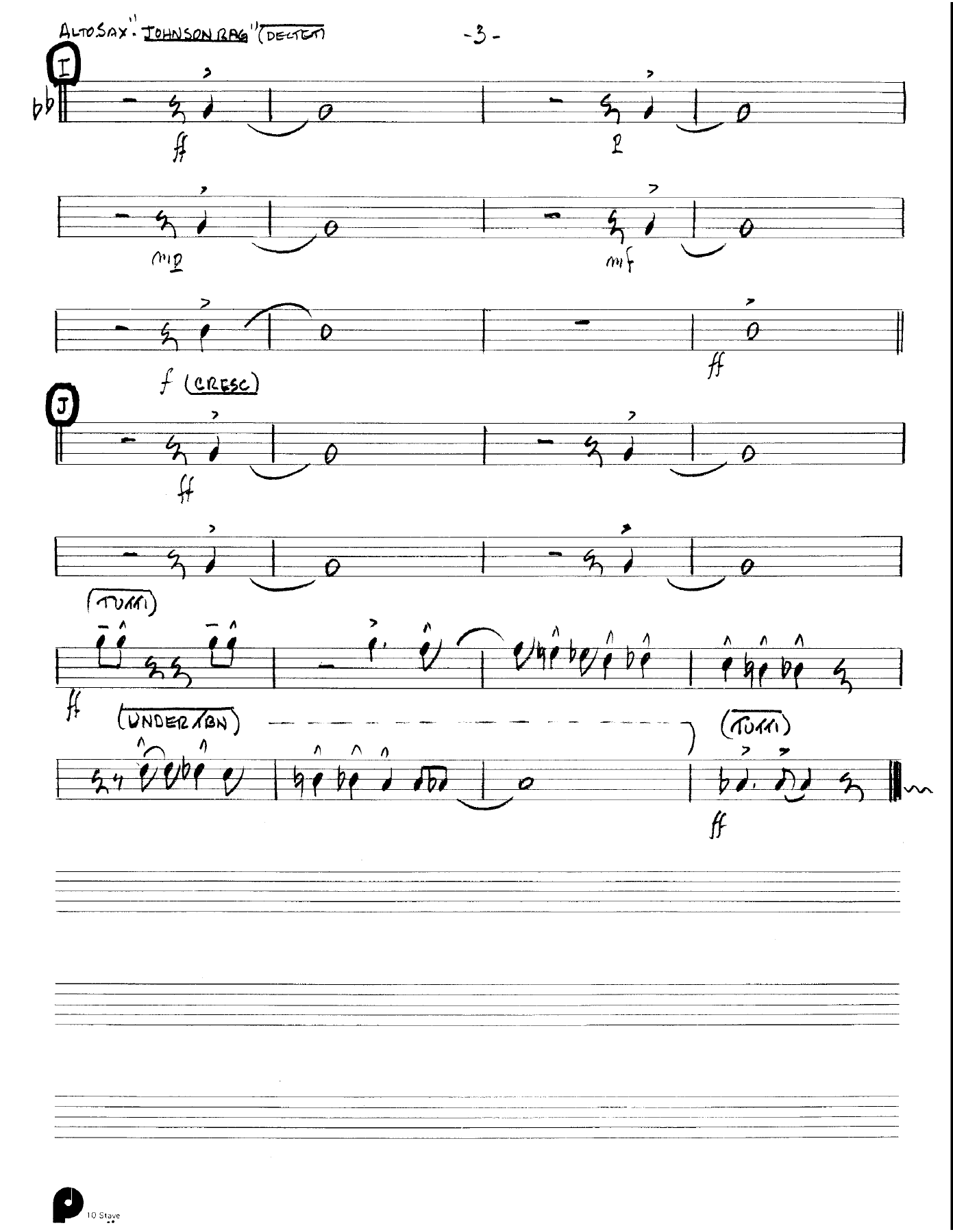 Johnson Rag (Kenton Dectet #180) 3213 — page 3