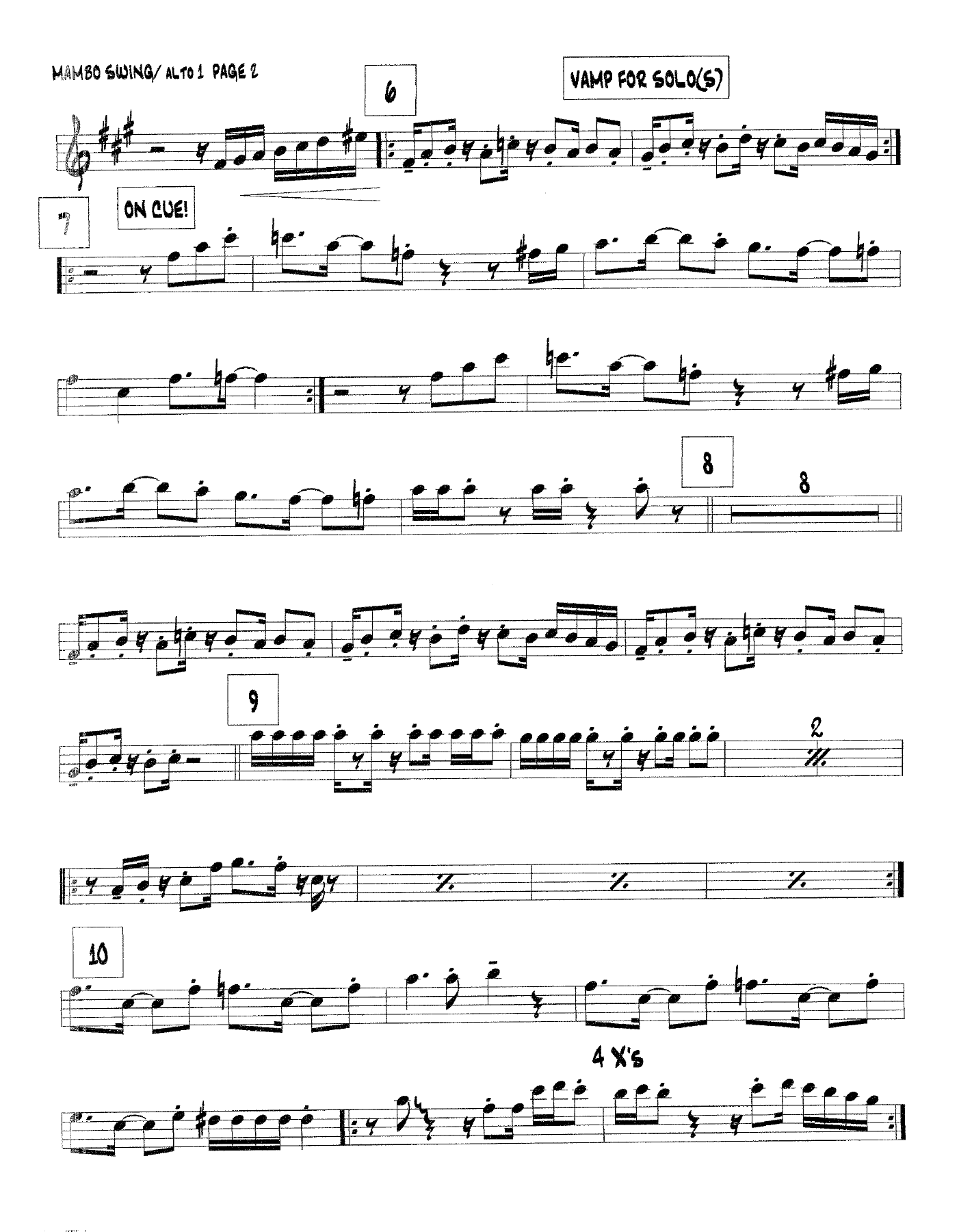 Mambo Swing — page 3