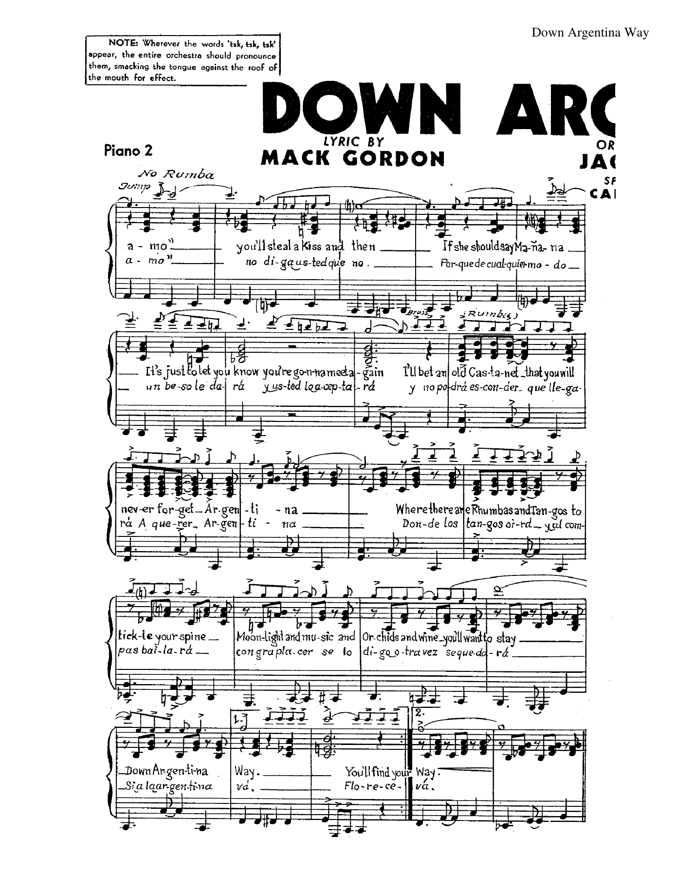 Down Argentina Way — page 2