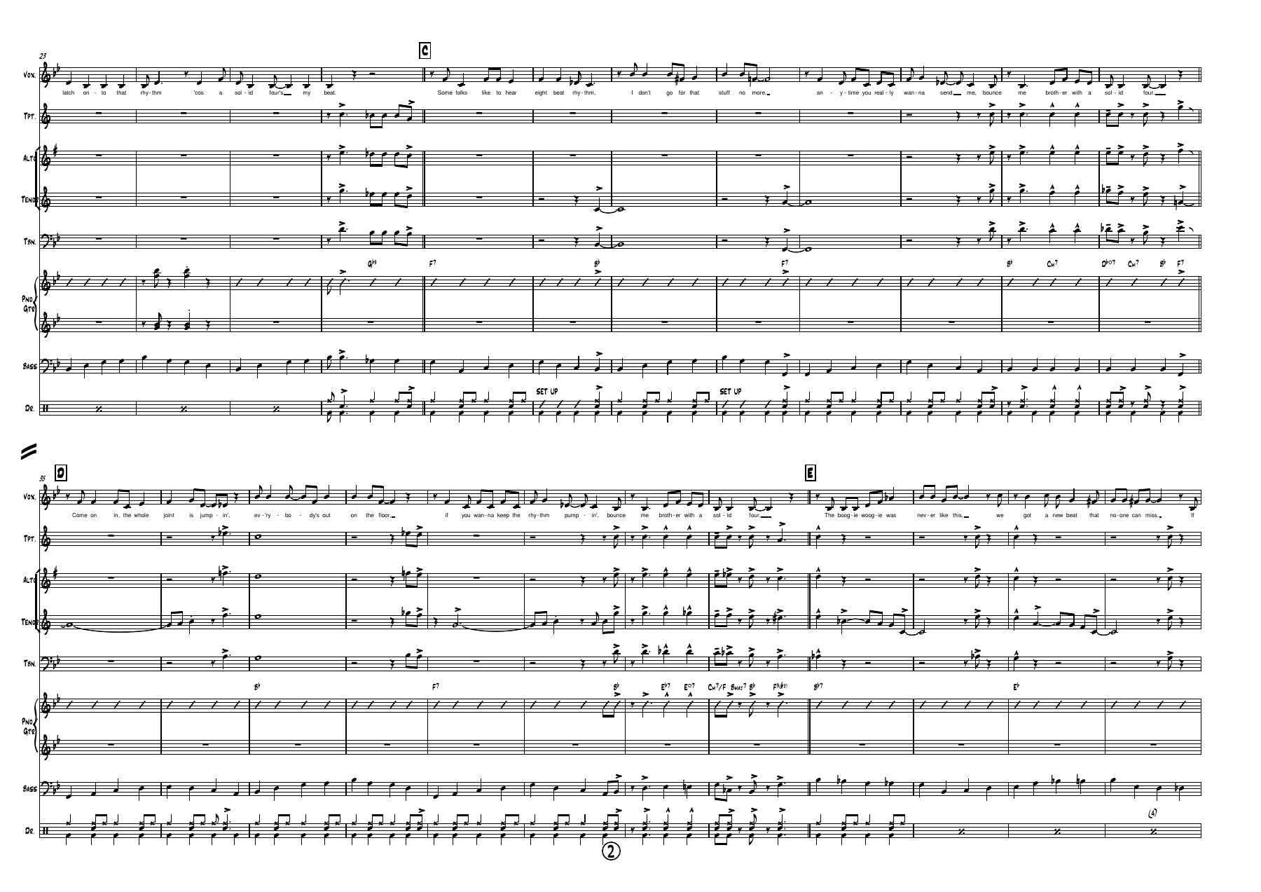 Bounce Me Brother With A Solid Four-voc — page 2