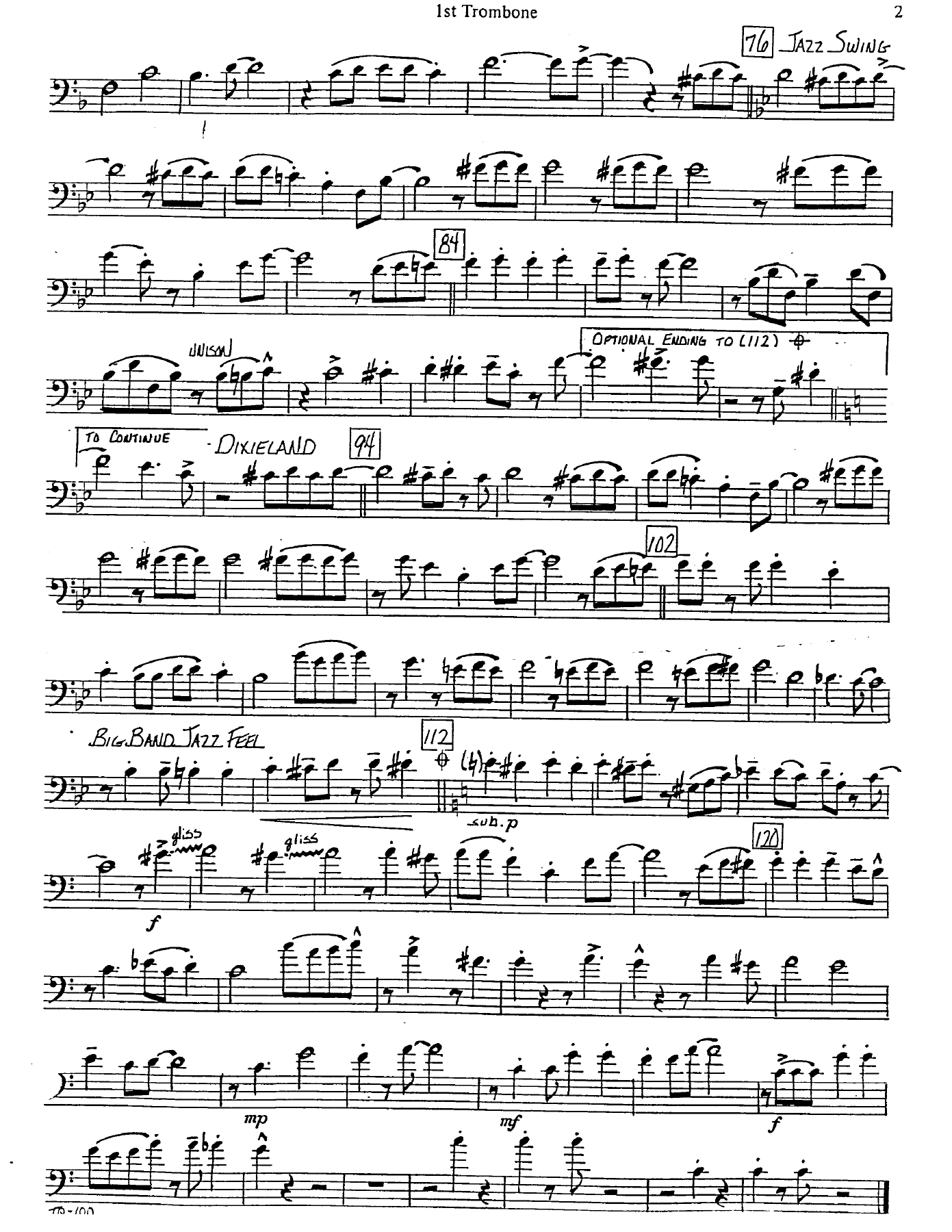 Brass Quartet Trombone — page 2