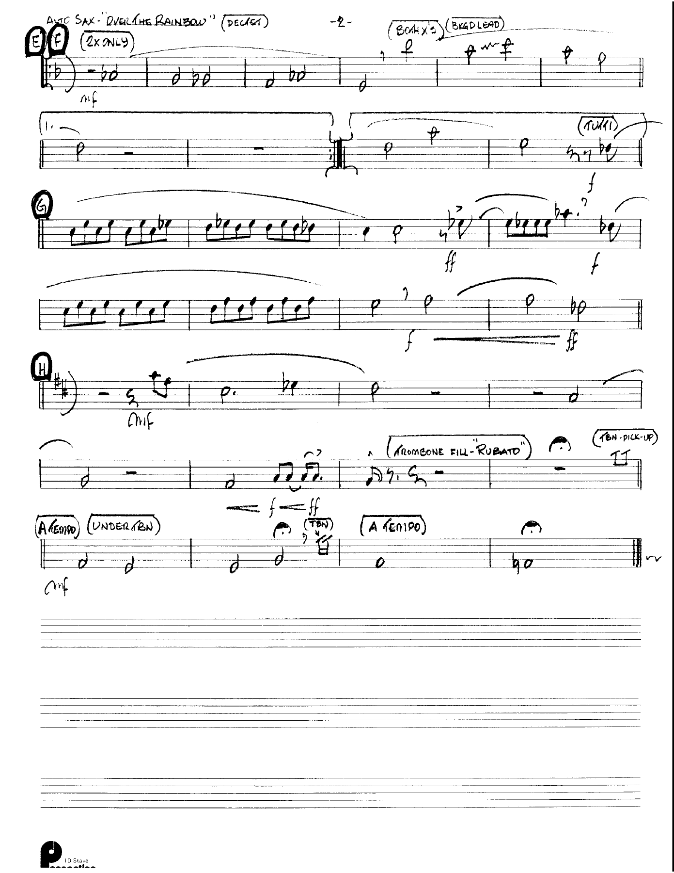 Over The Rainbow (Kenton Dectet #088) 3214 — page 2