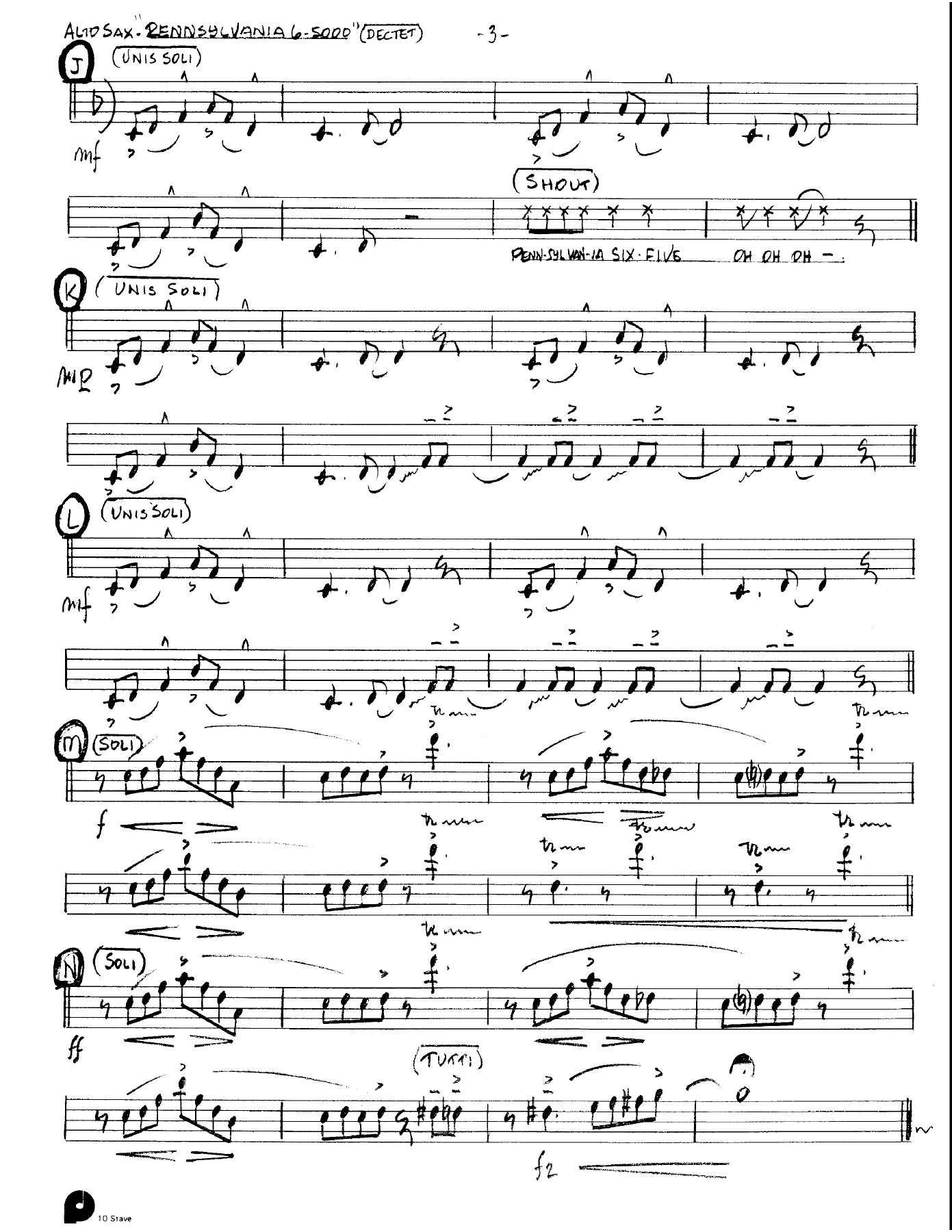 Pennsylvania 6-5000 (Kenton Dectet #173) 3213 — page 3