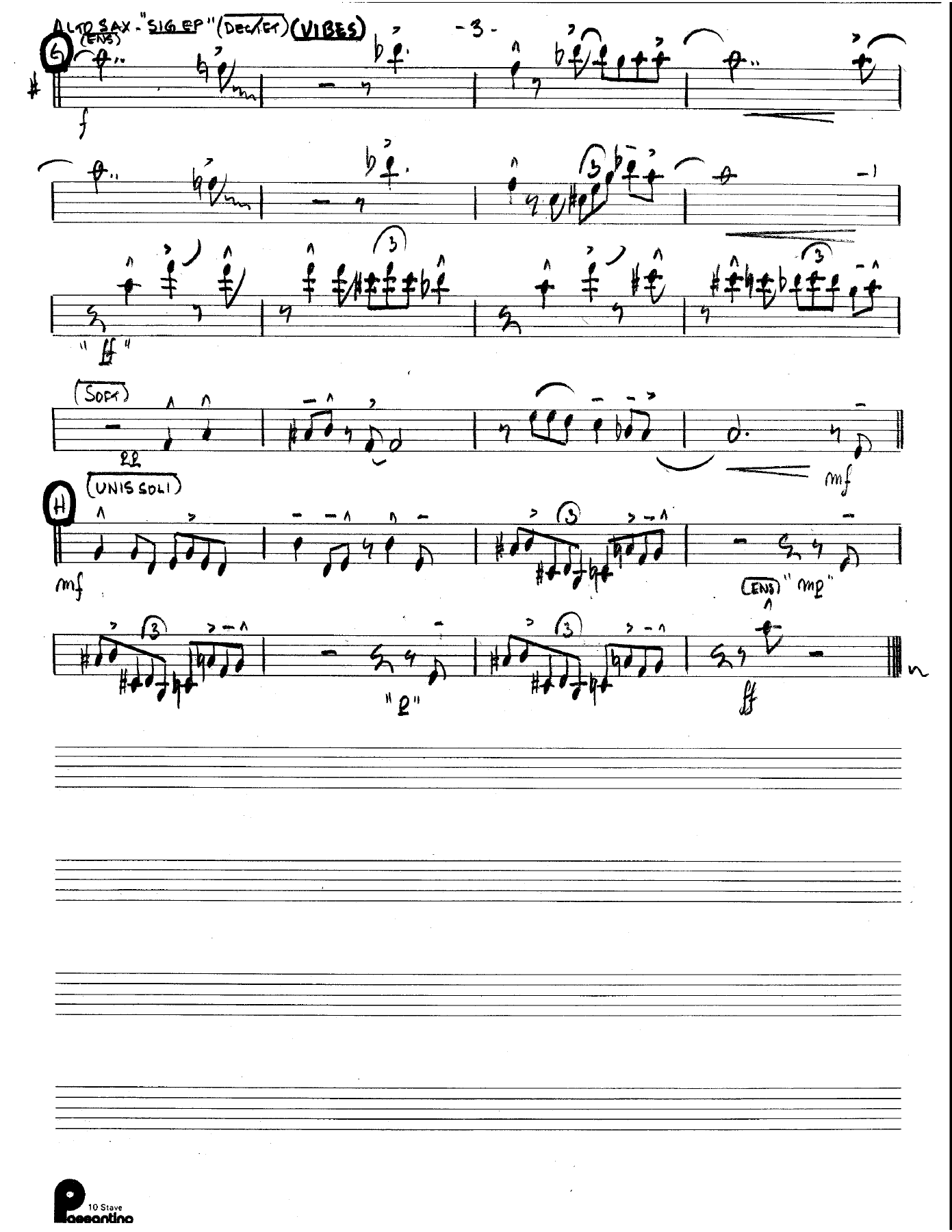 Sig Ep (Kenton Dectet #302) 3214 Vibes Opt — page 3