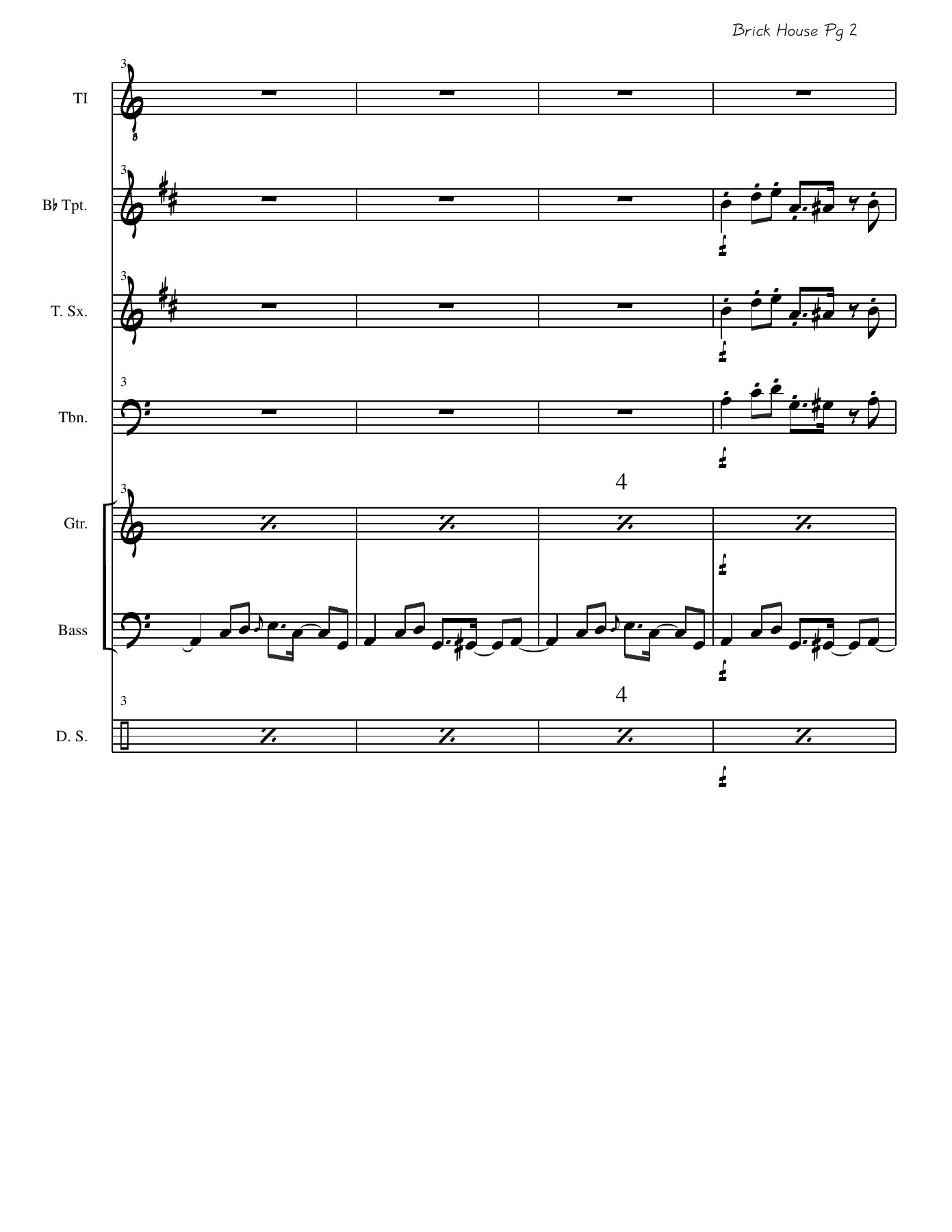 Brick House-3 horns — page 2