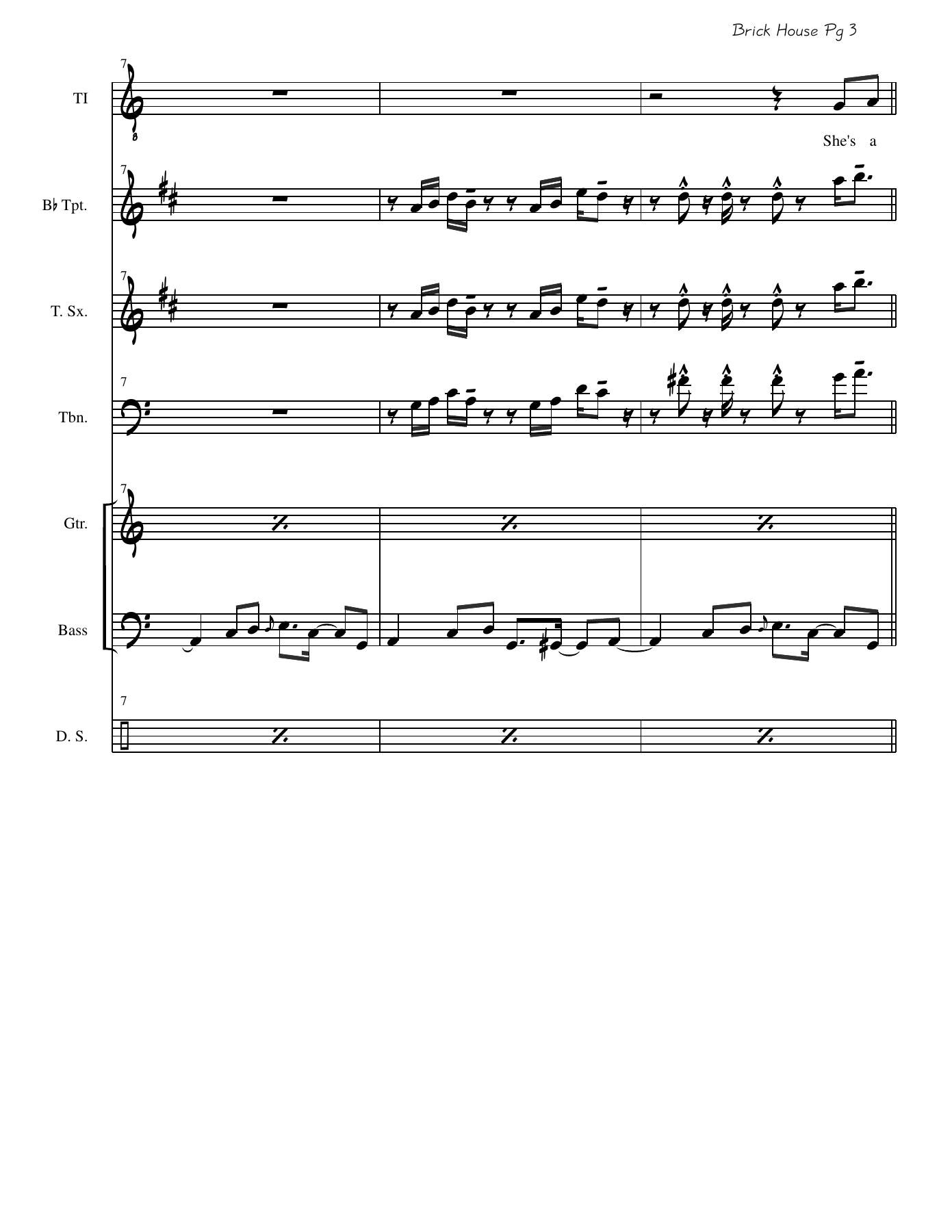 Brick House-3 horns — page 3
