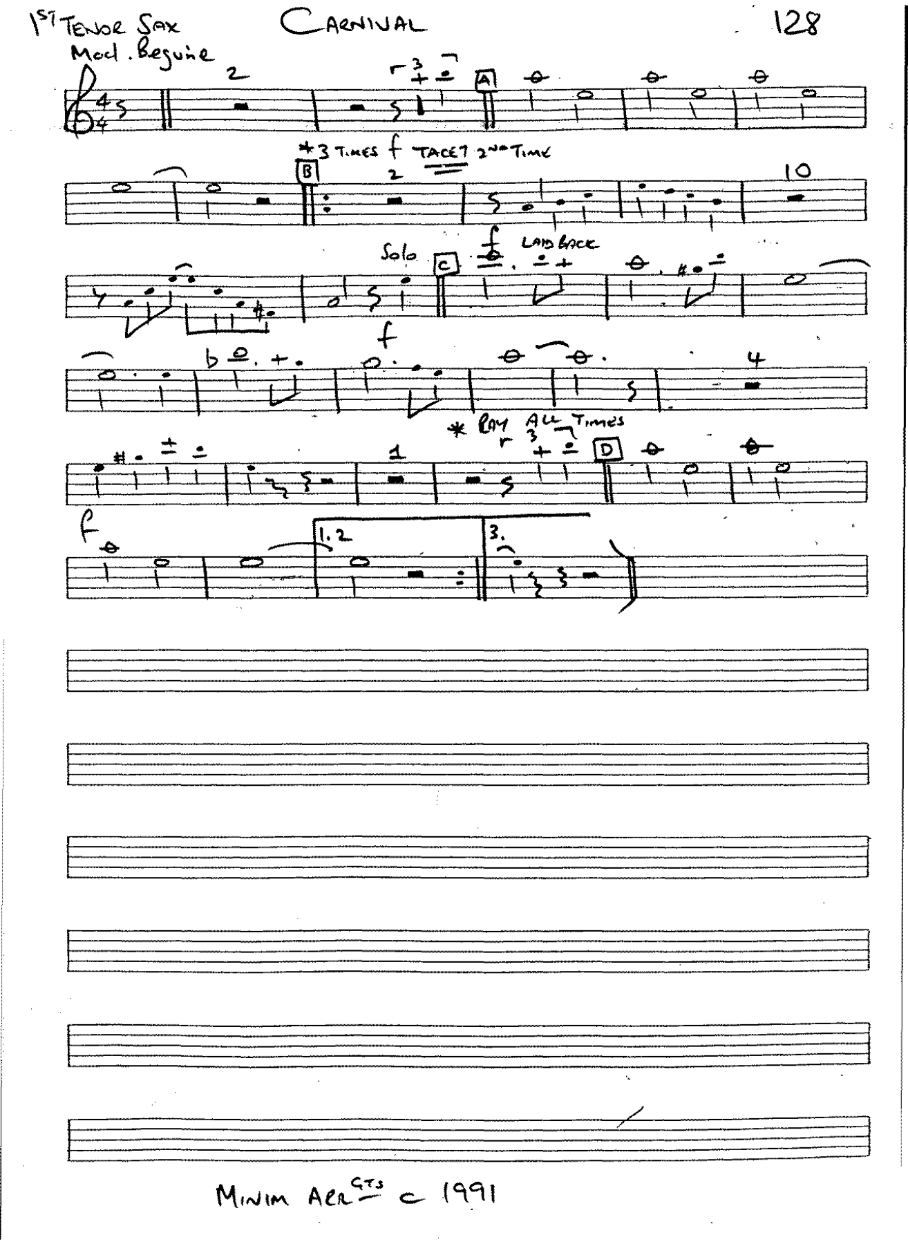 Carnival (L.Bonfa) Vocal — page 3