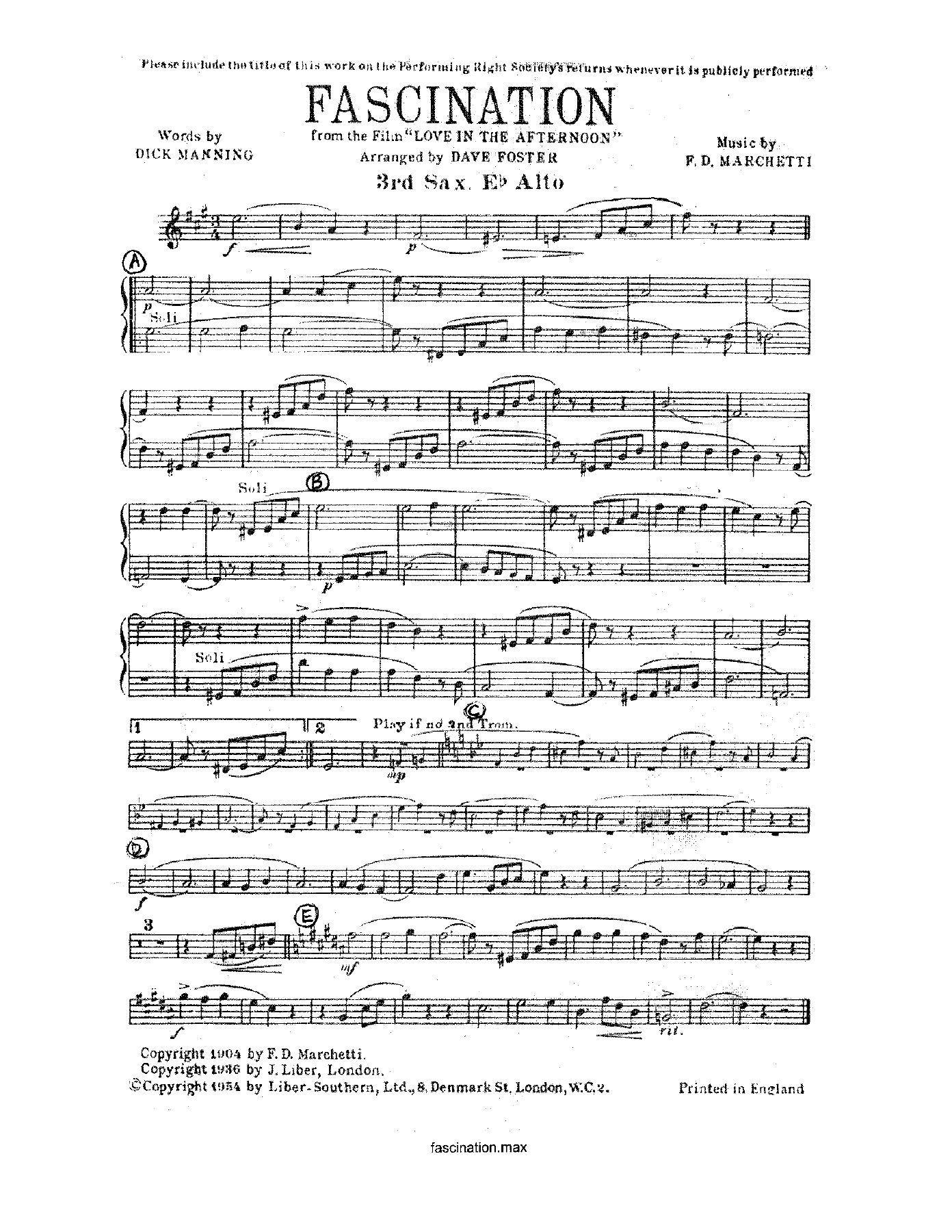 Fascination (D.Foster) Voc — page 3