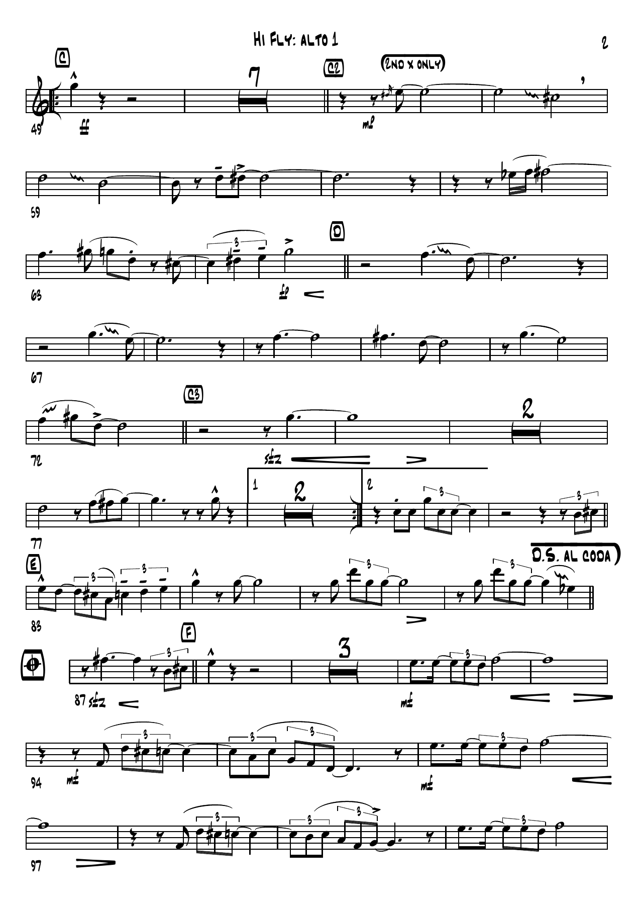 High Fly (M.Campbell) vocal — page 2