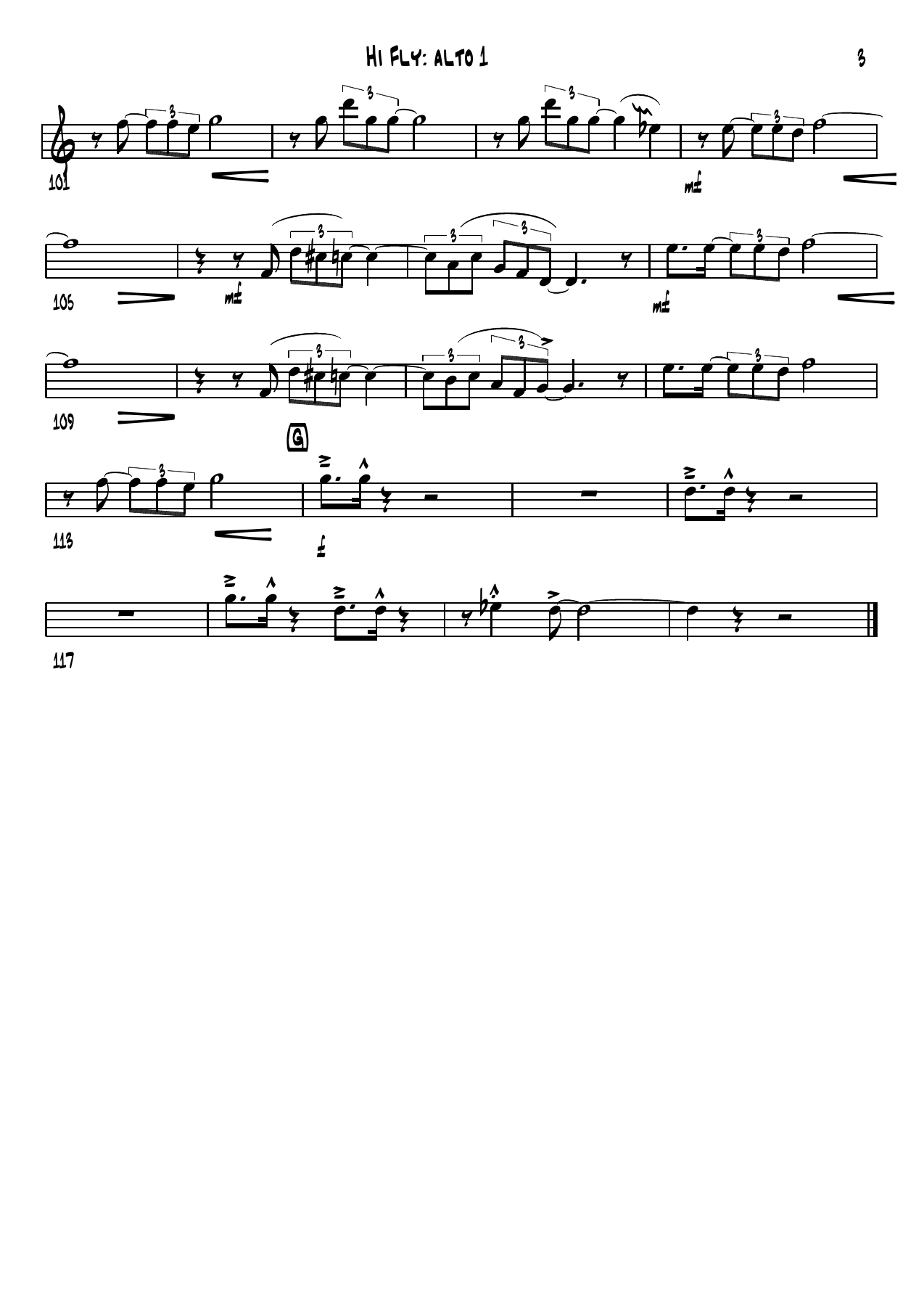 High Fly (M.Campbell) vocal — page 3