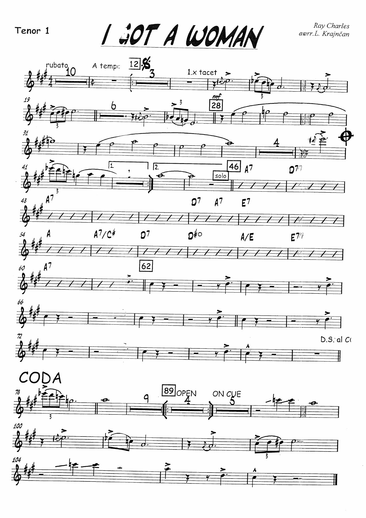I Got A Woman (L.Krajcan) Ray Charles — page 3