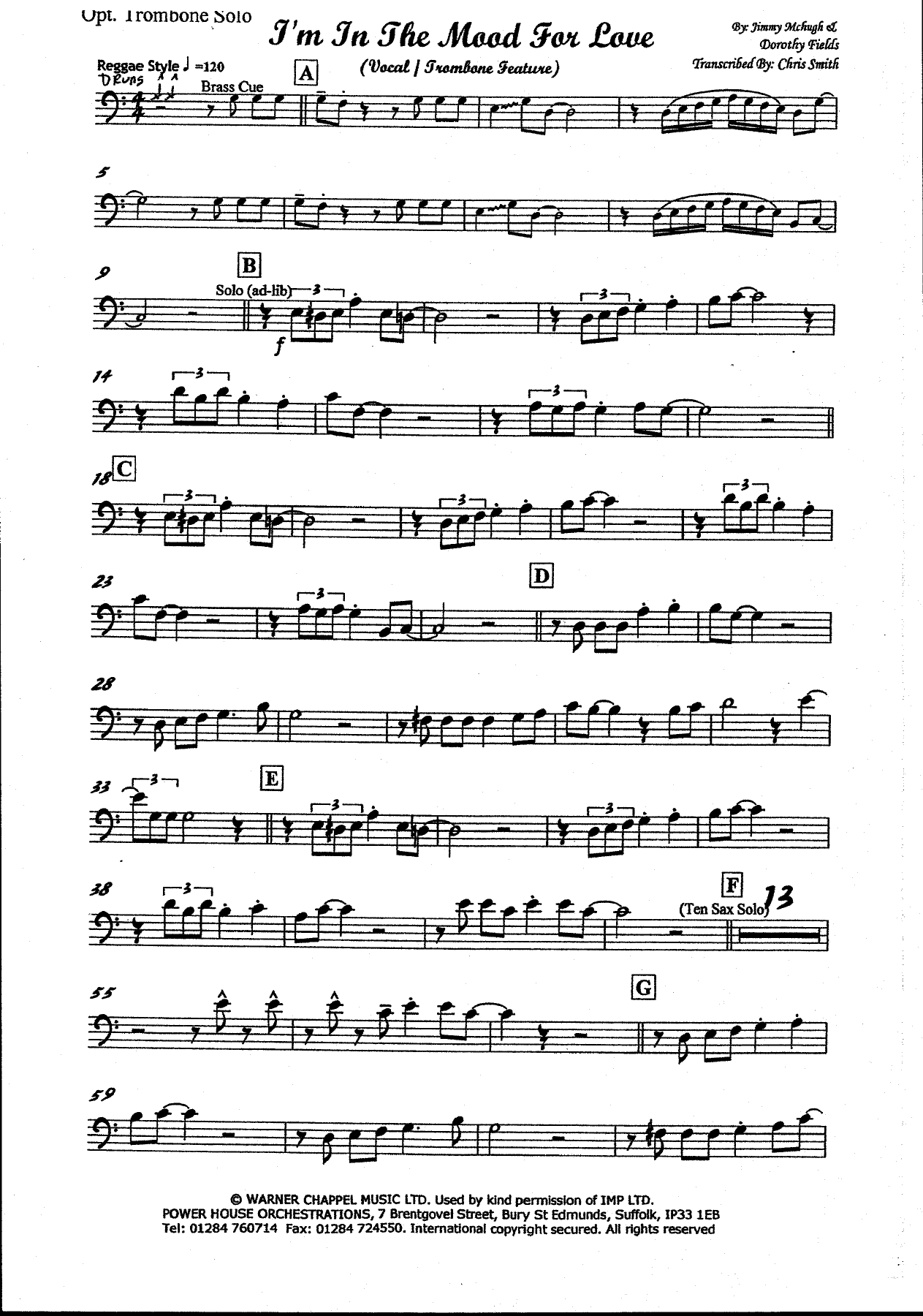 I'm In The Mood For Love — page 1
