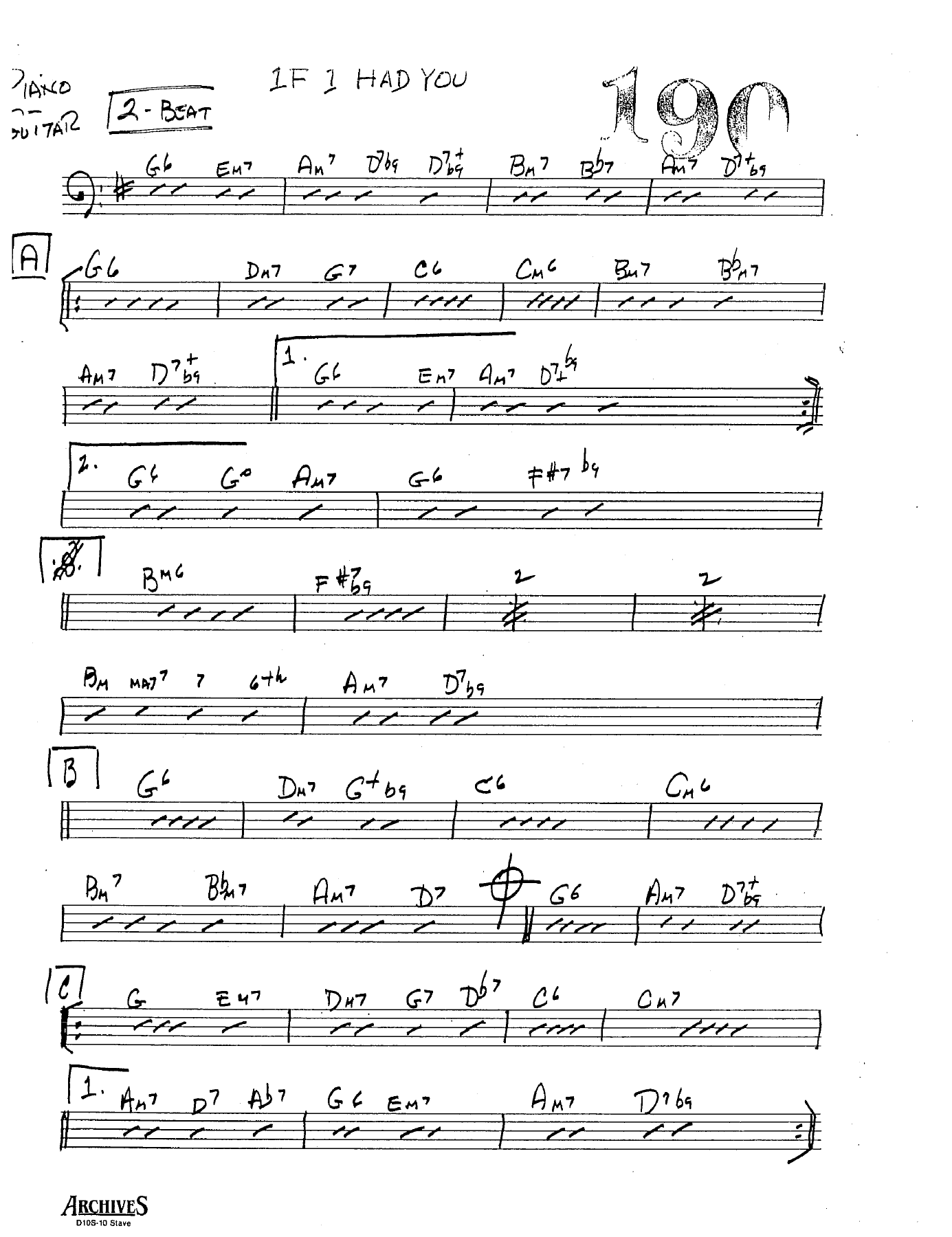If I Had You (Unknown) Vocal — page 3