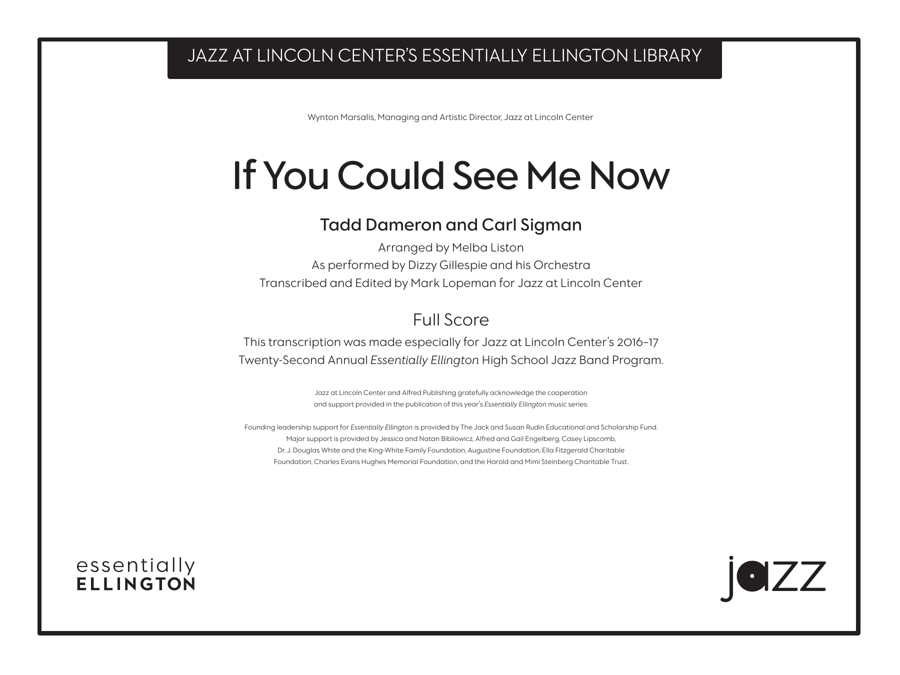 If You Could See Me Now (M.Liston) T.Dameron.  Voc — sheet music preview
