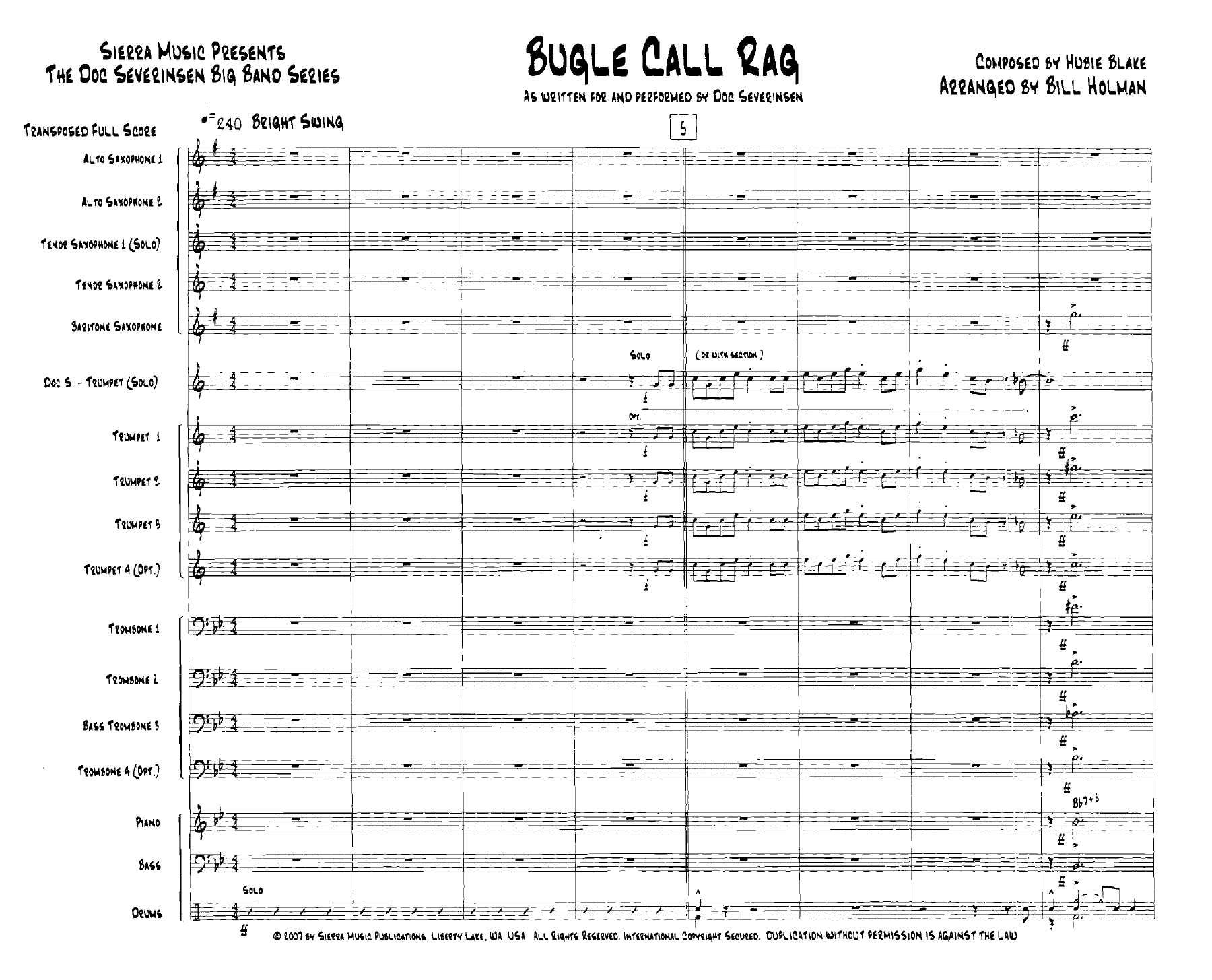 Bugle Call Rag (B.Holman) Doc Severinsen. MP3 — page 3