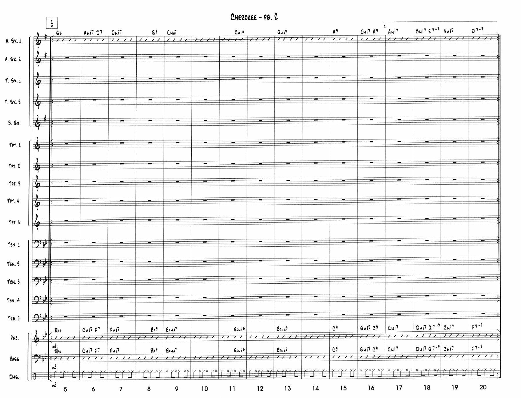 Cherokee (B.Holman) MP3 — page 2