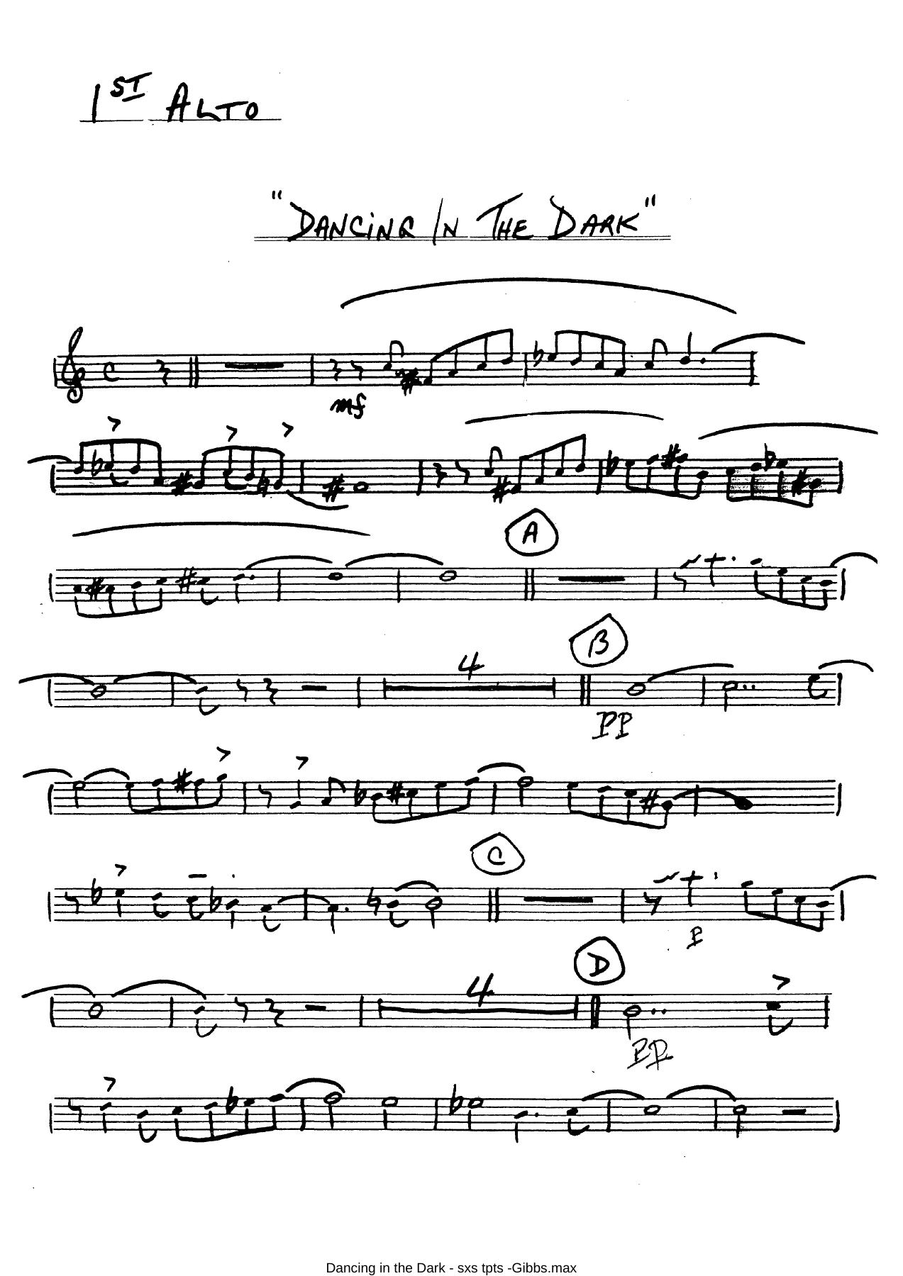 Dancing In The Dark (B.Holman) T.Gibbs — page 2