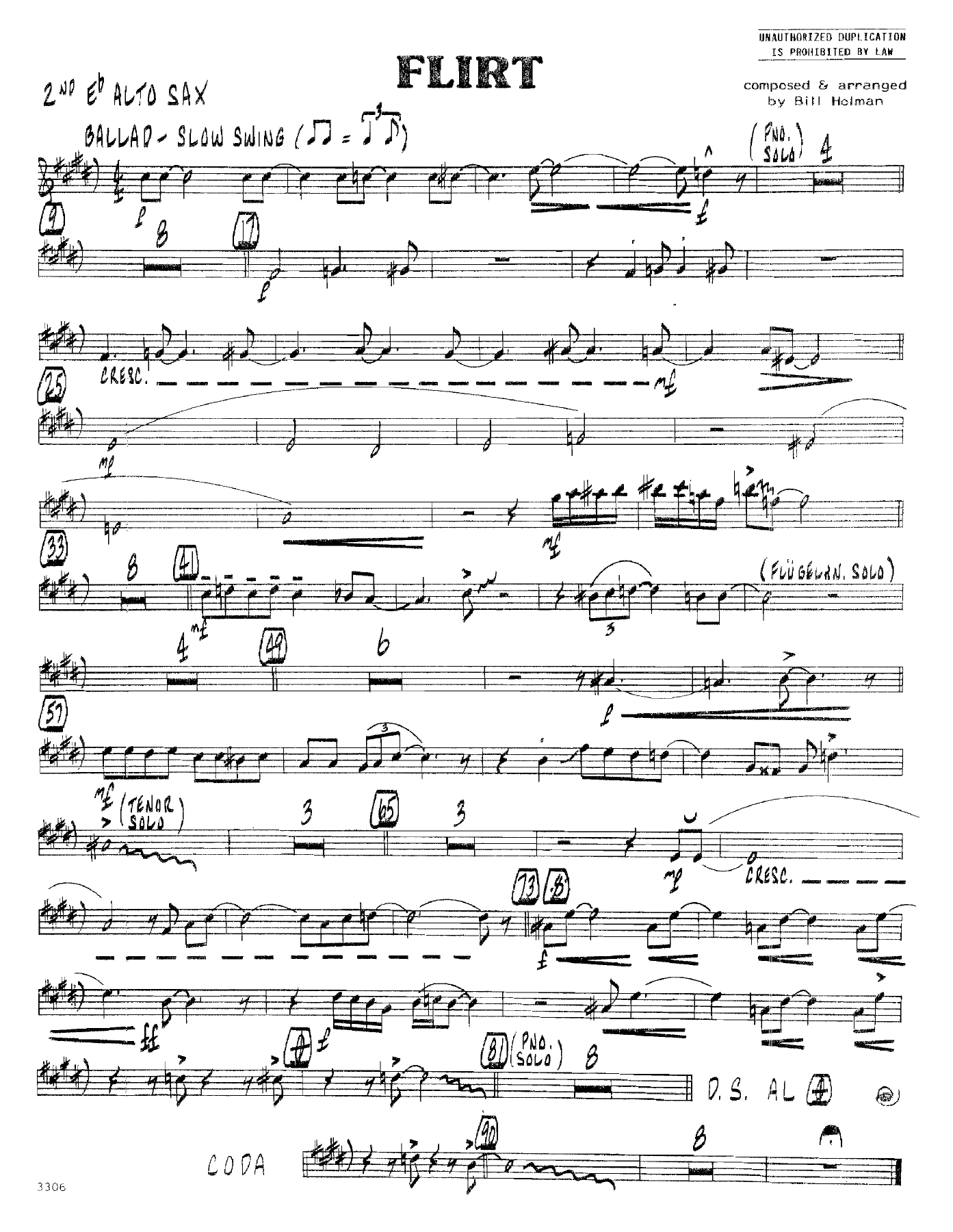 Flirt (B.Holman) C.Basie — page 2
