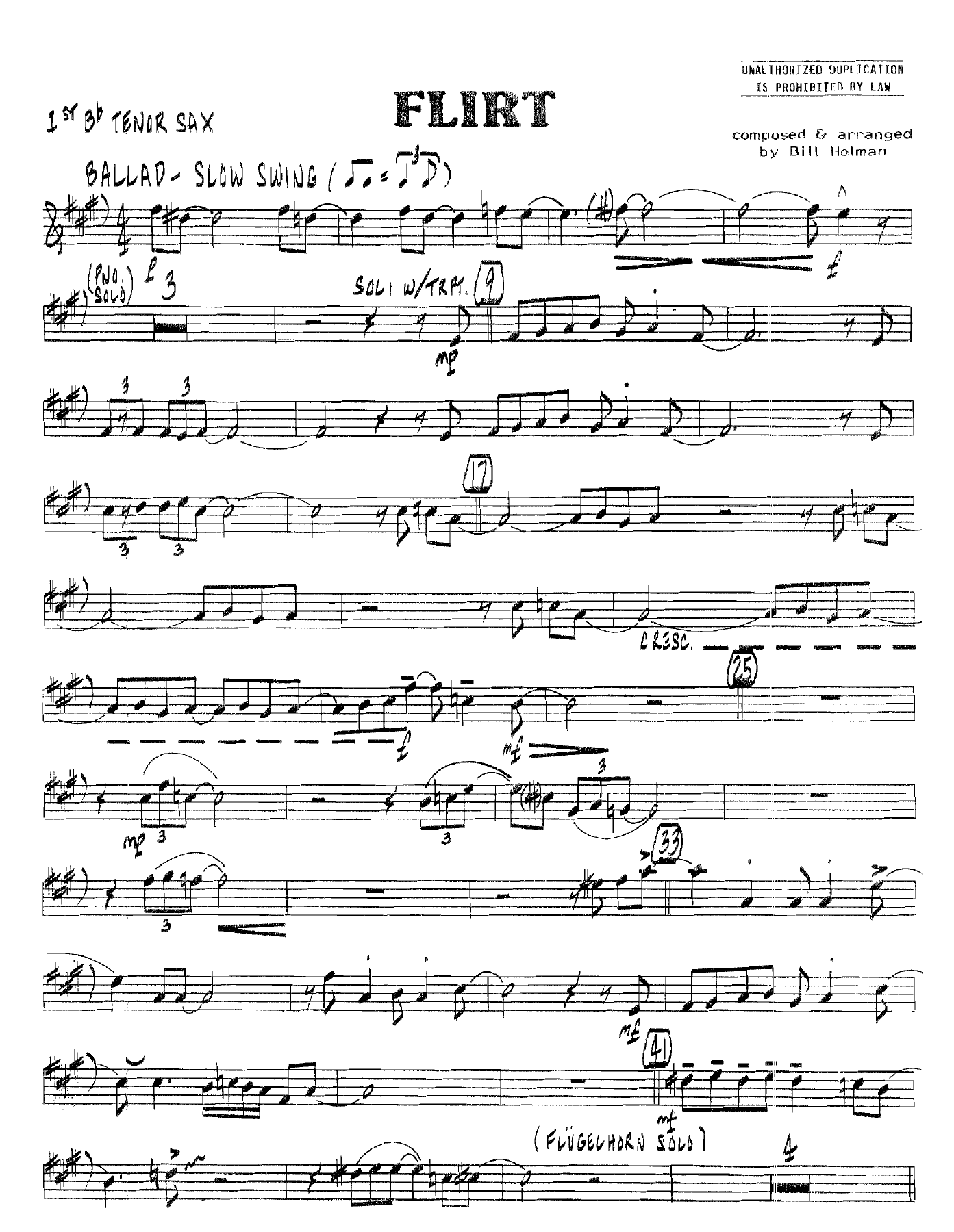 Flirt (B.Holman) C.Basie — page 3