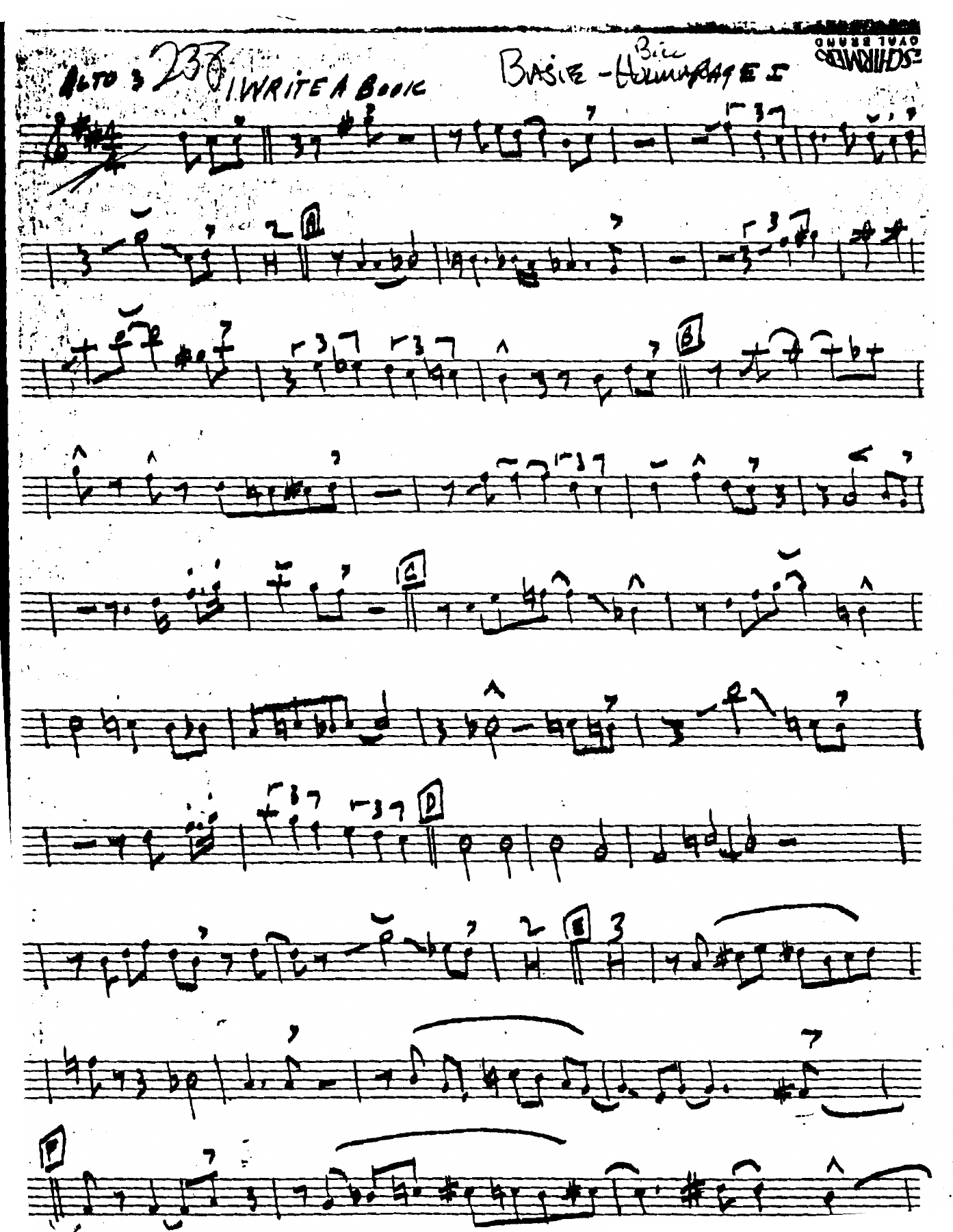 I Could Write A Book (B.Holman) C.Basie.Voc. — page 3
