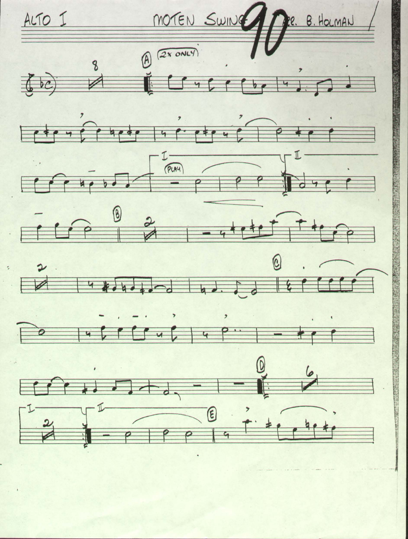 Moten Swing (B.Holman) MP3 — page 2