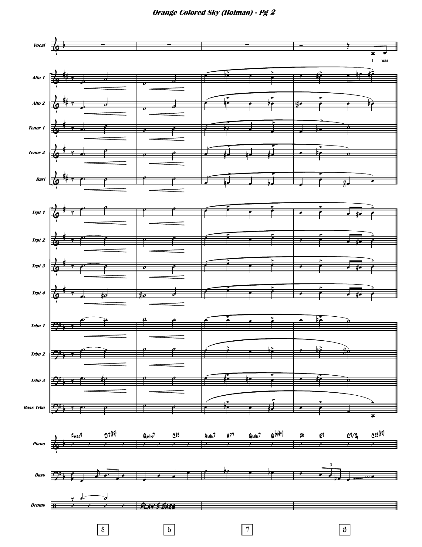 Orange Colored Sky (B.Holman-M.Conley) Natalie Cole — page 2