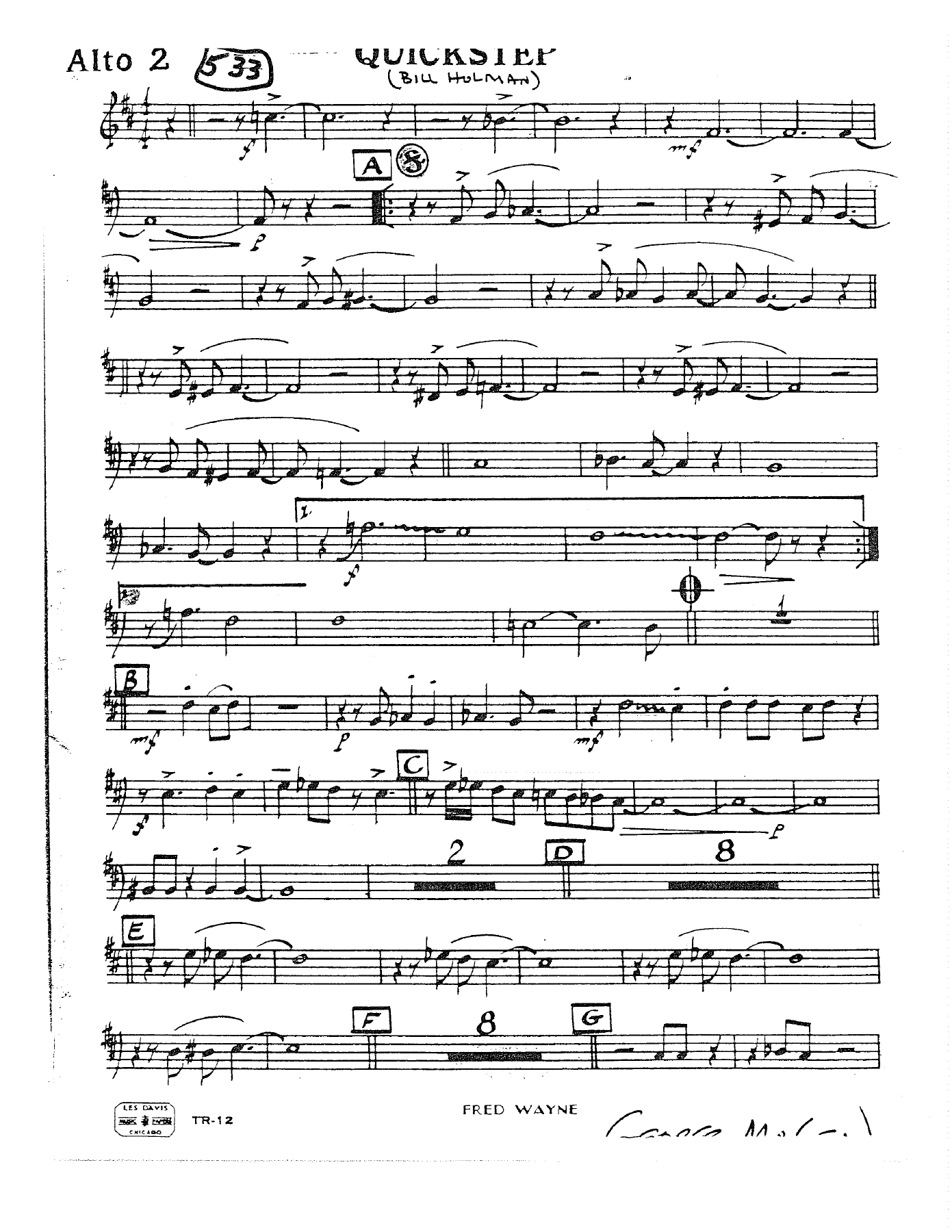 Quickstep (B.Holman) Arr.George McLean — page 3