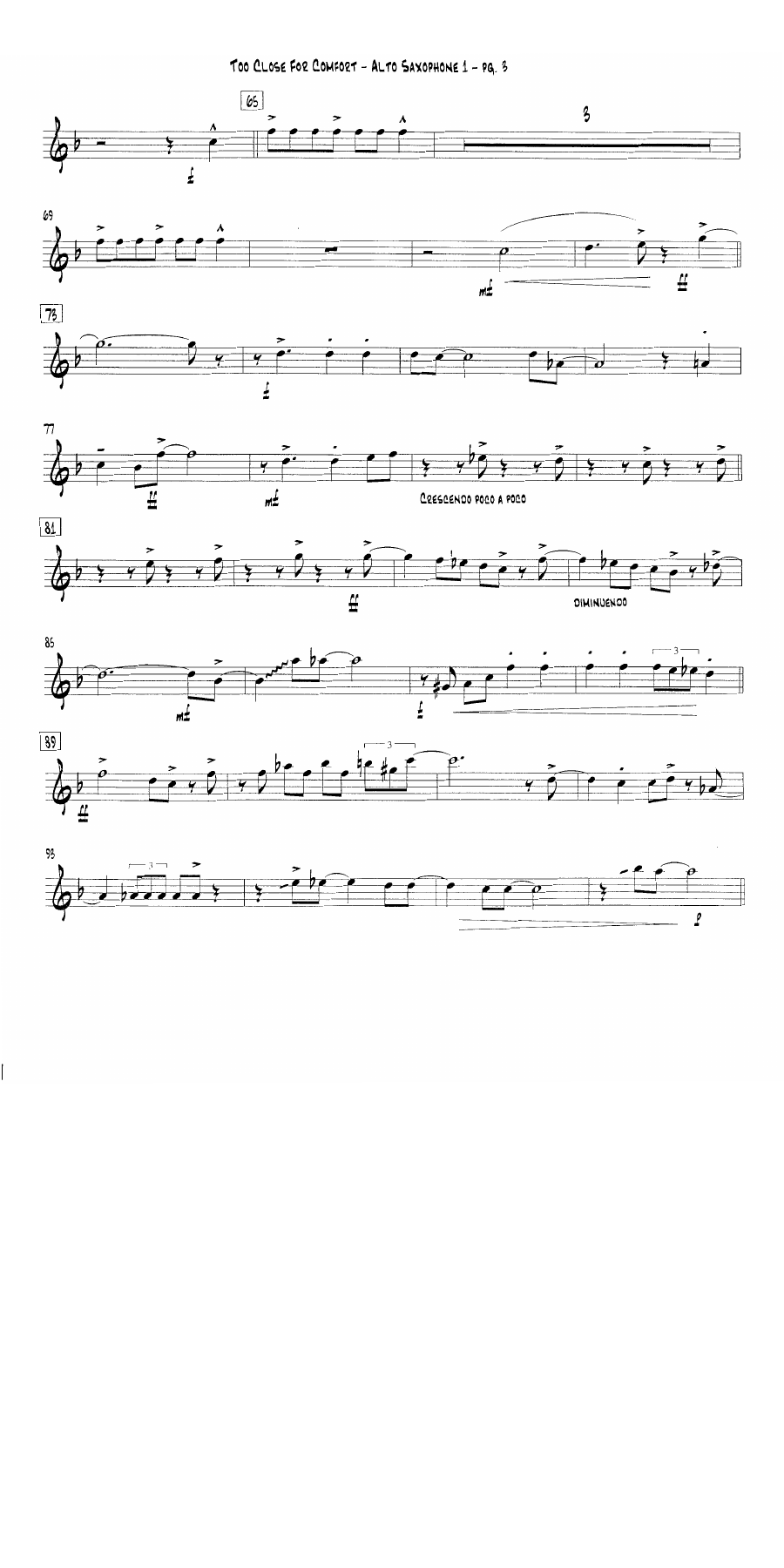 Too Close For Comfort (B.Holman) C.Basie — page 3