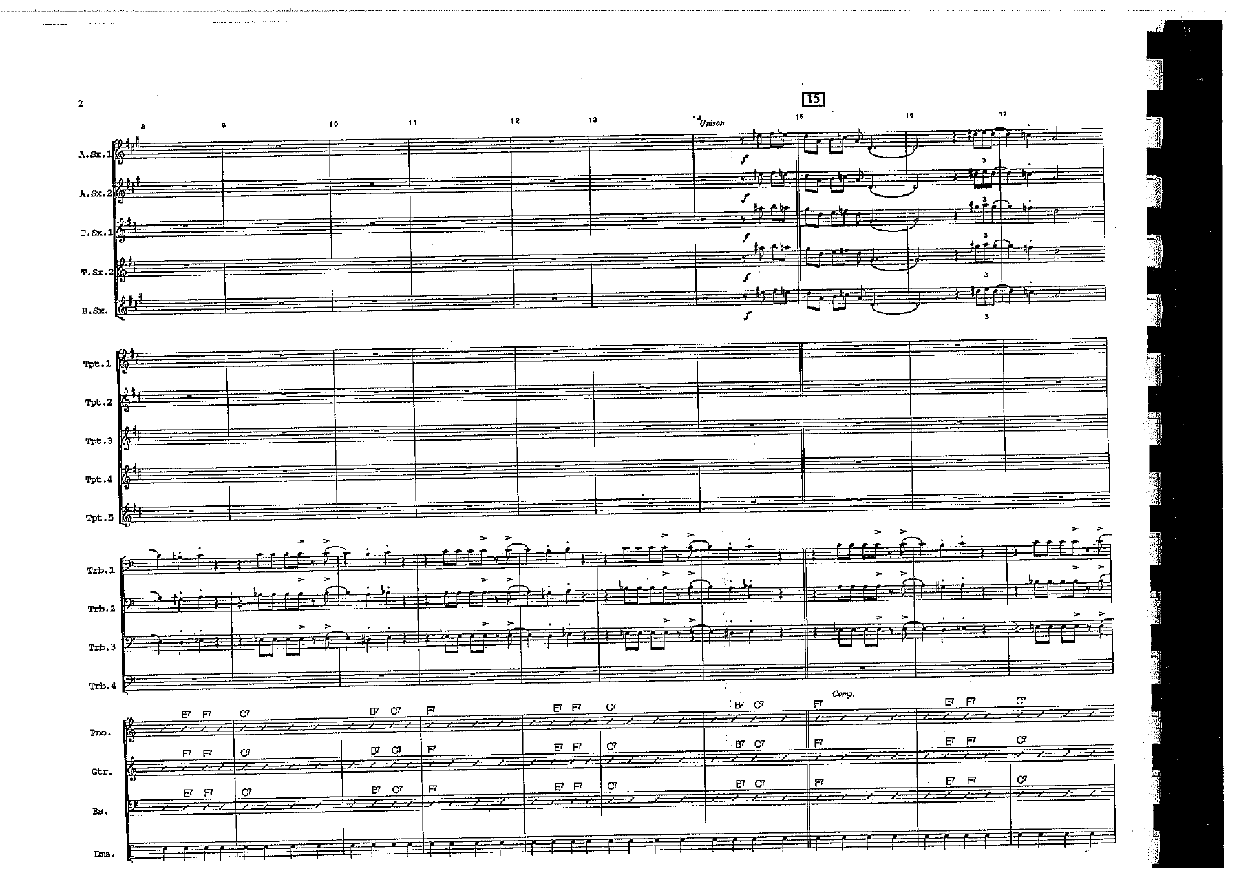 Tree Frog (B.Holman) C.Basie — page 3