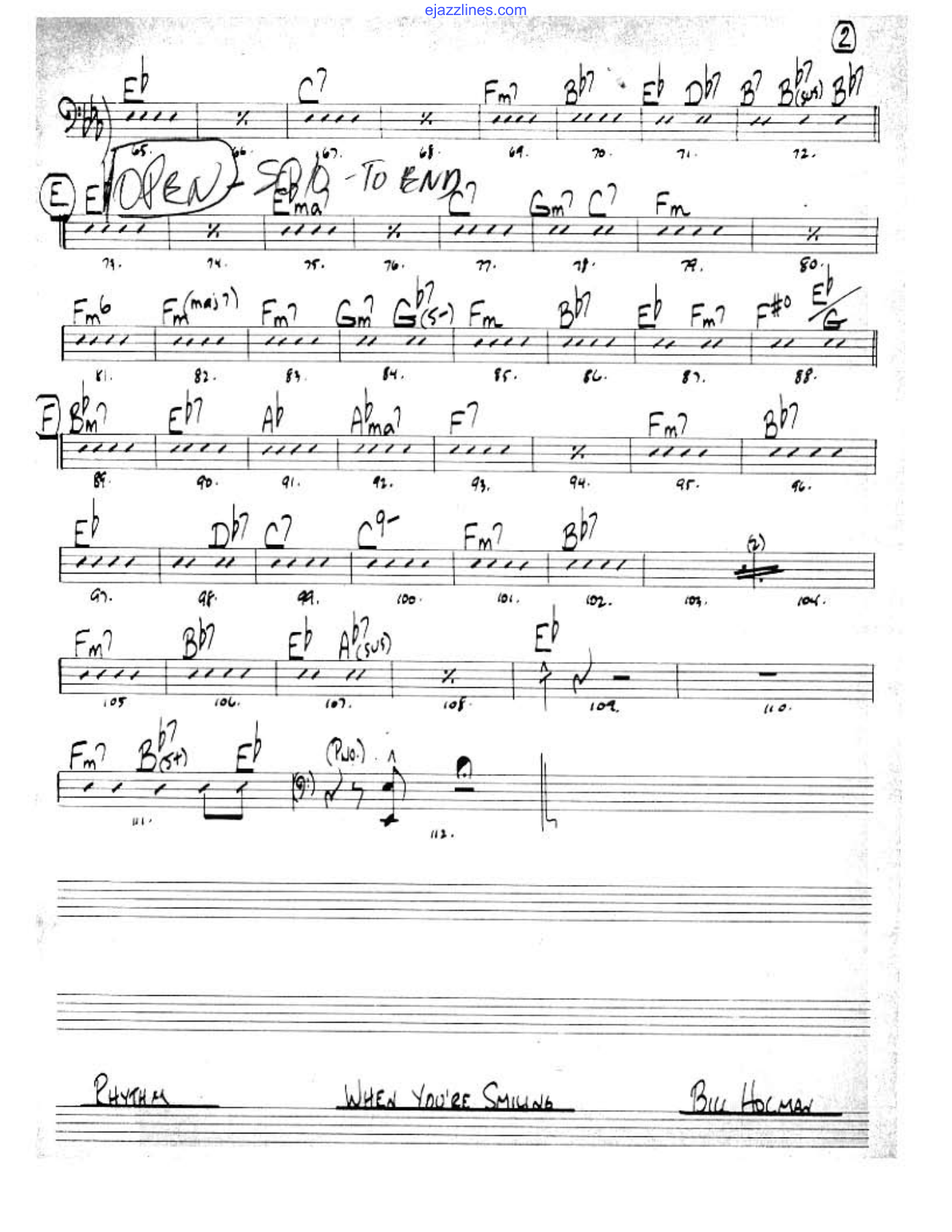 When You're Smiling (B.Holman) Dave Pell — page 2