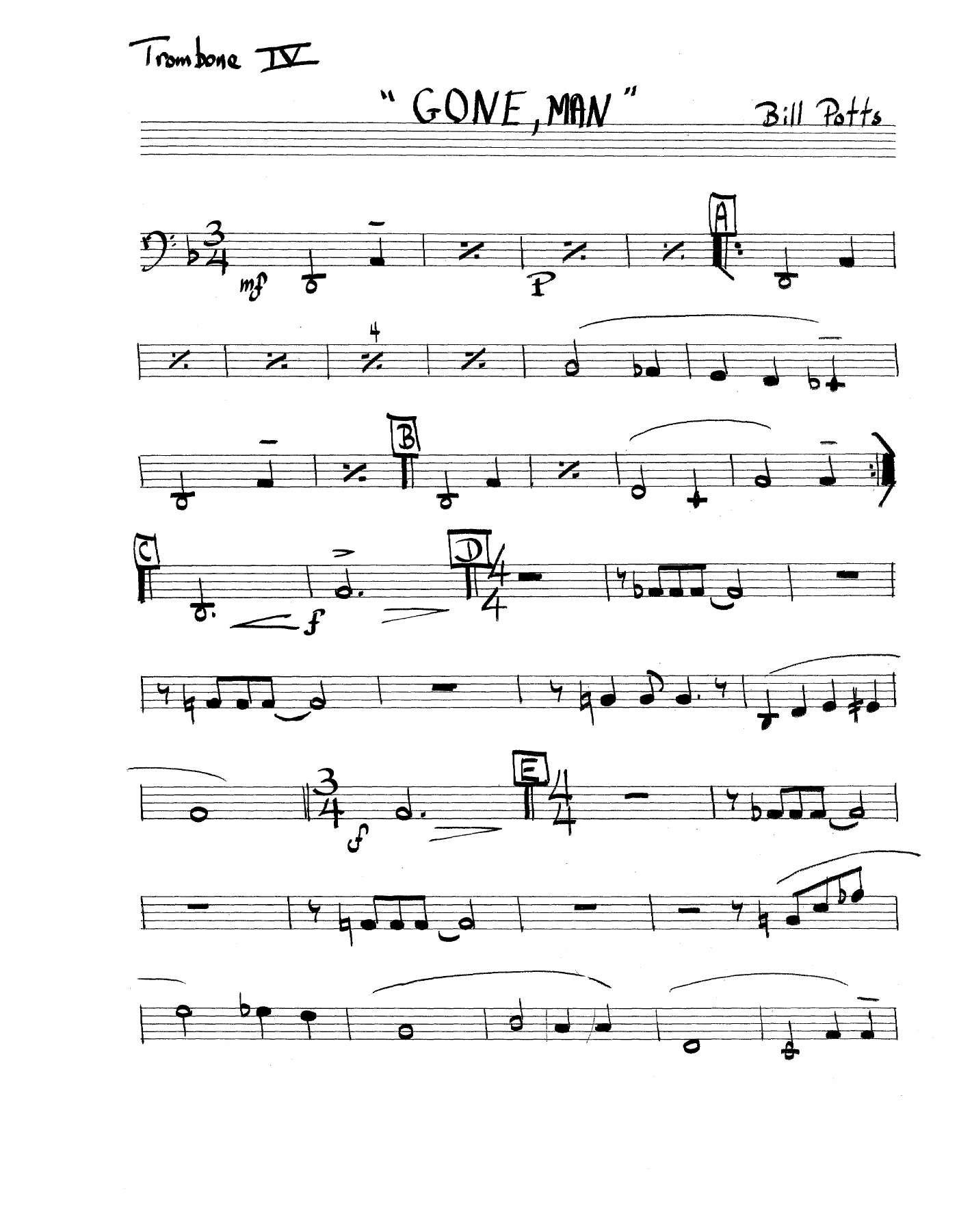 Gone Man (B.Potts) MP3 — page 3
