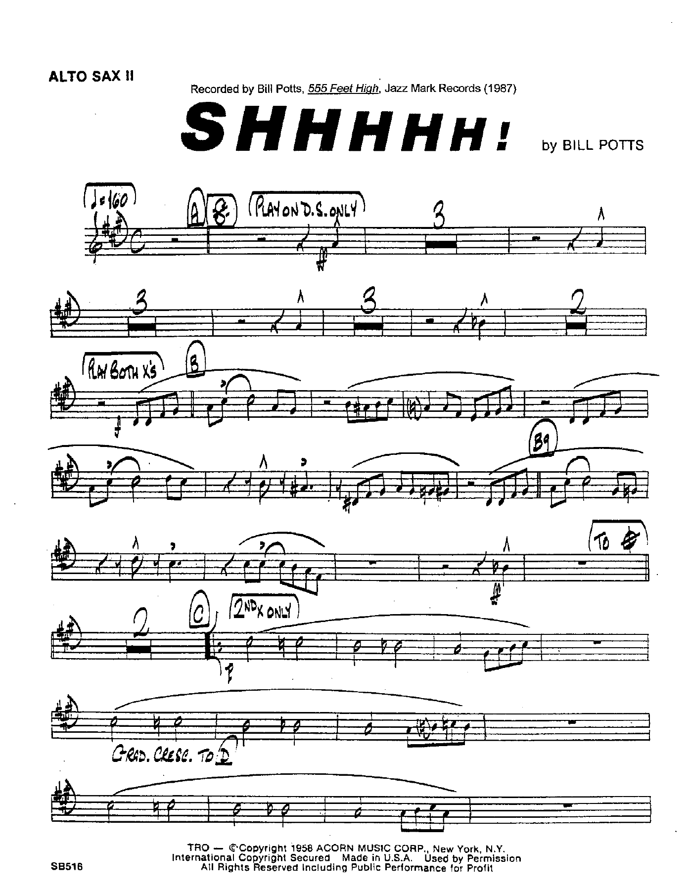 SHHHH (B.Potts) MP3 — page 3