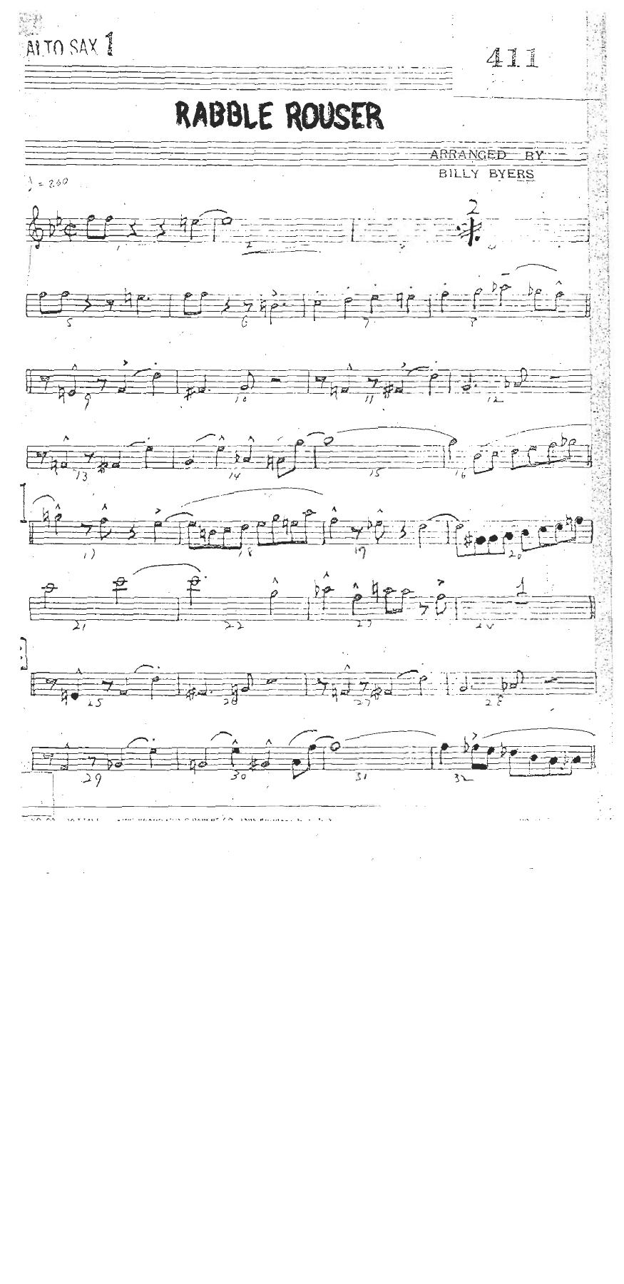 Rabble Rouser (B.Byers) C.Barnet. MP3 — sheet music cover (first page)