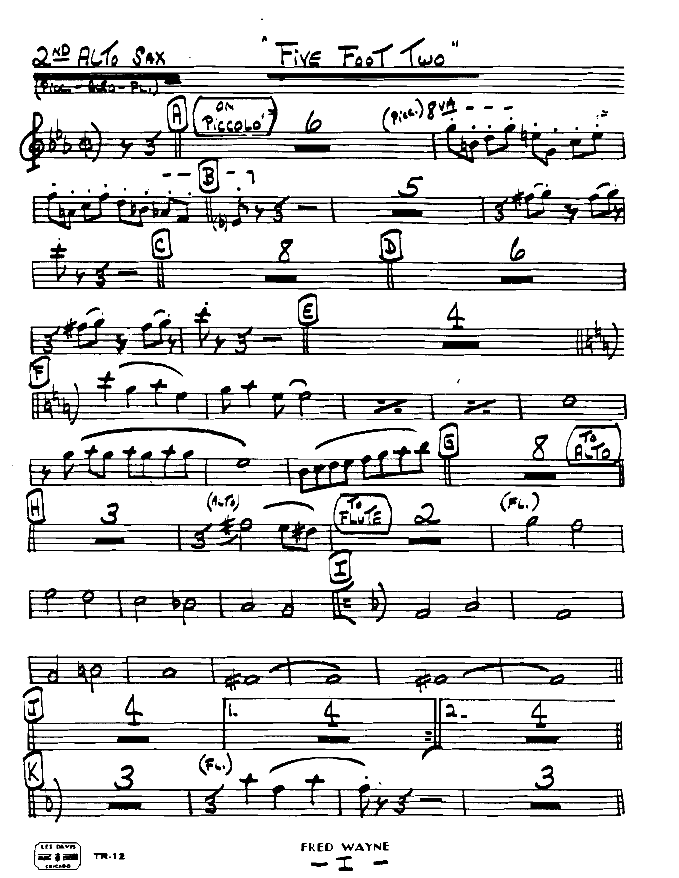 Five Foot Two (Fred Wayne) Billy May — page 3