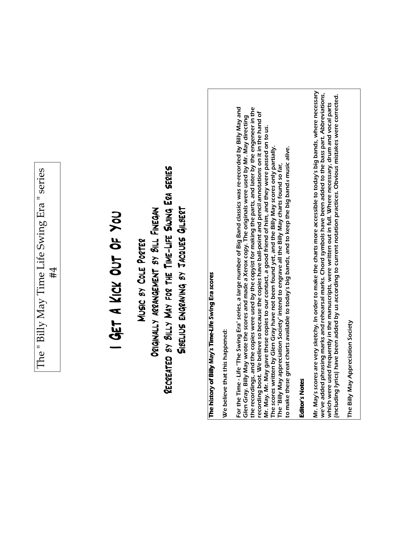 I Get A Kick Out Of You — Big Band sheet music by B.May-T.Dorsey | Jazz Standard