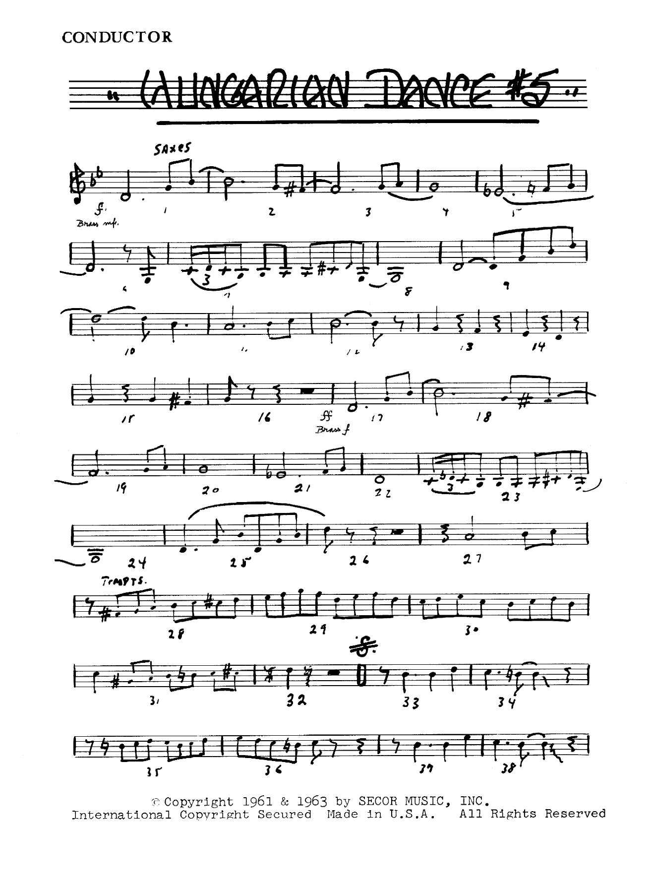 Hungarian Dance #5 (B.May) J.Brahms — sheet music preview