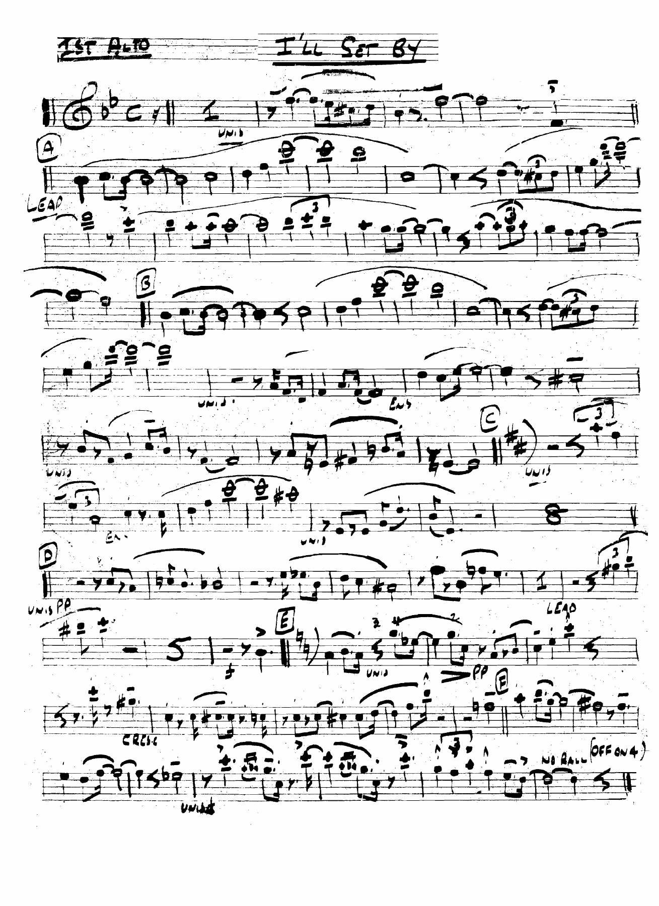 I'll Get By (J.Farley) B.May — sheet music cover (first page)