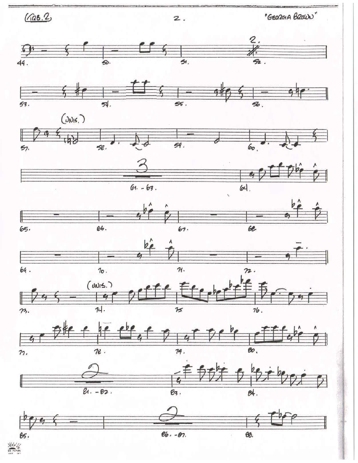 Sweet Georgia Brown (B.May) D.Schuur — page 2