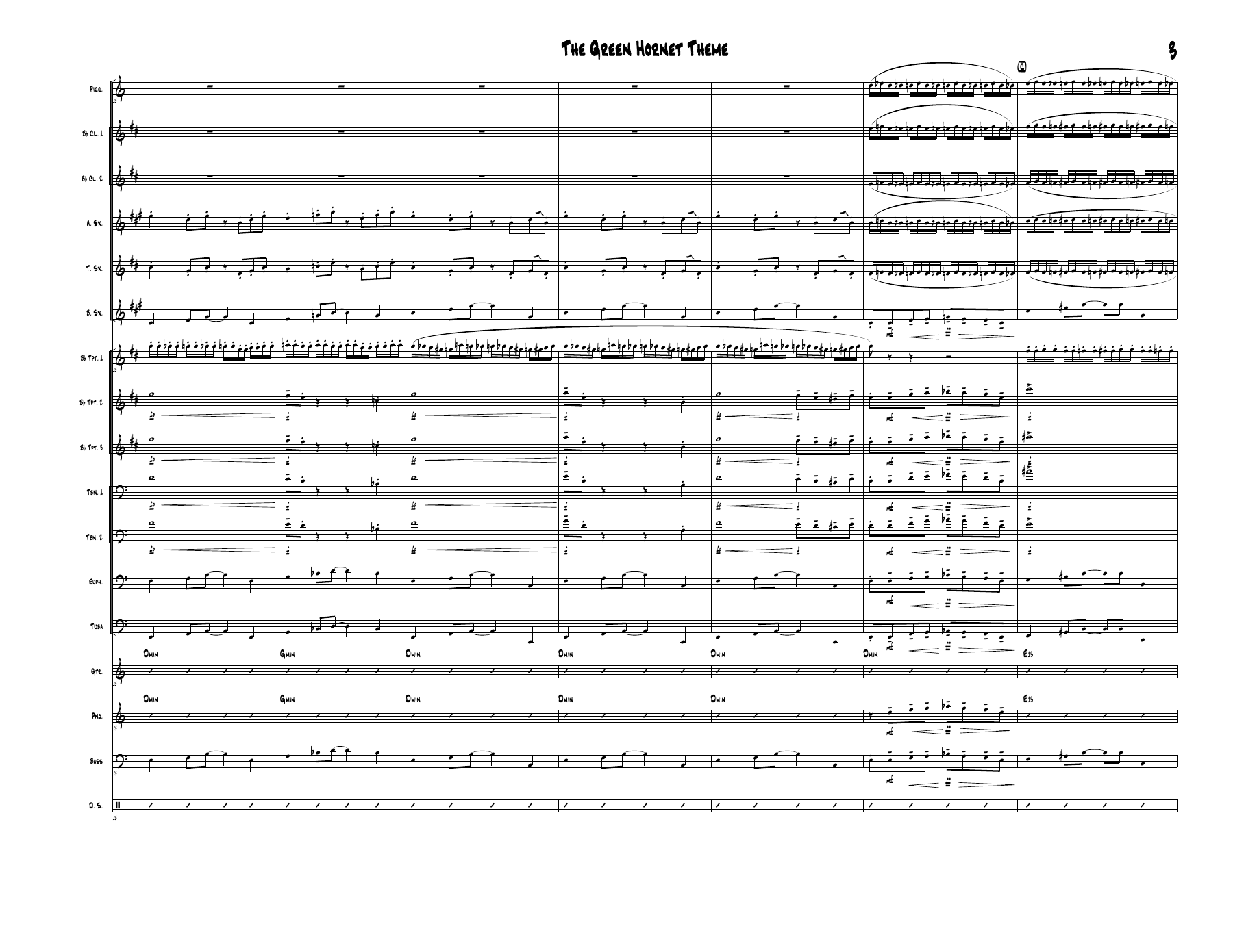 The Green Hornet Theme — page 3