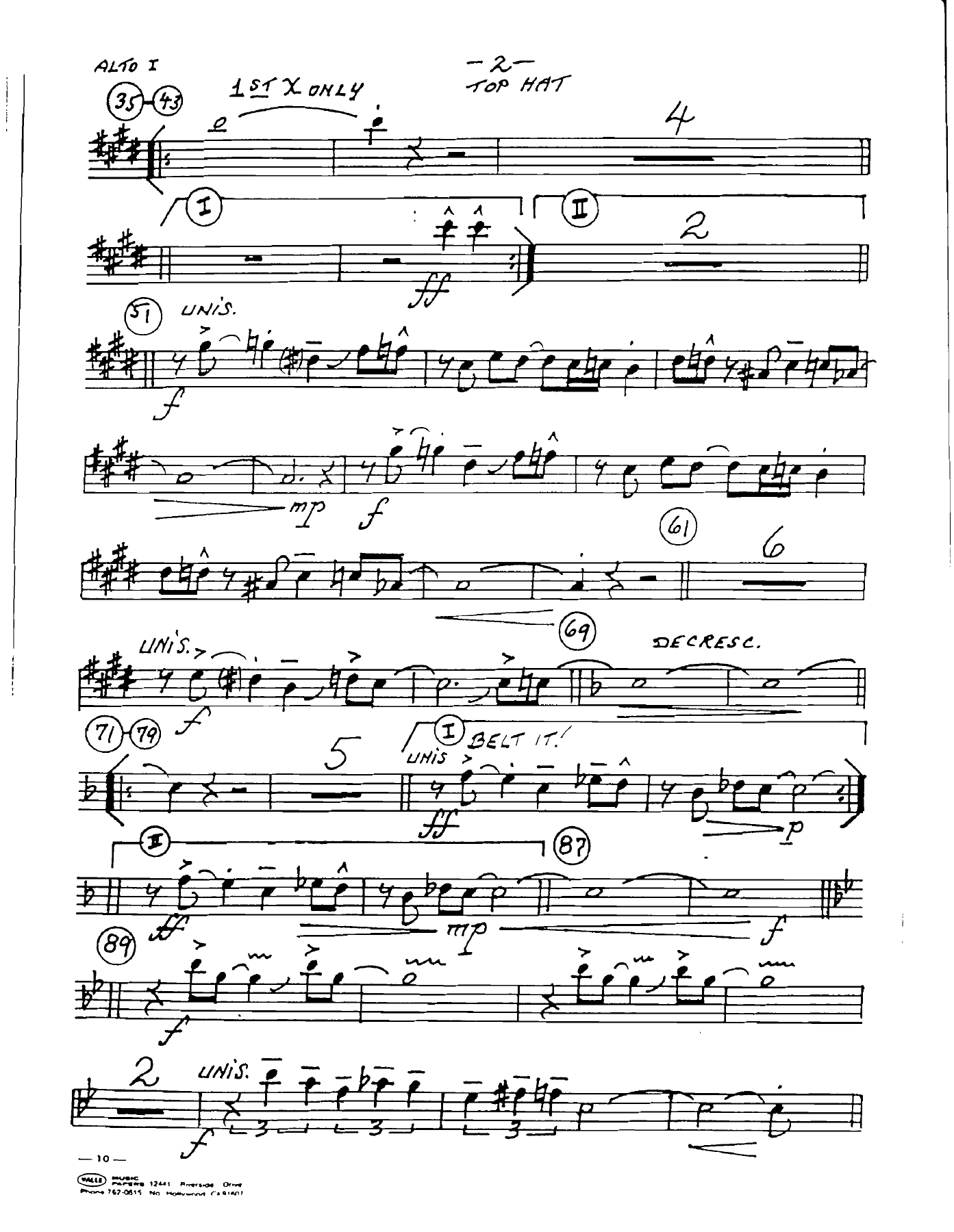 Top Hat (B.May) MP3 — page 2