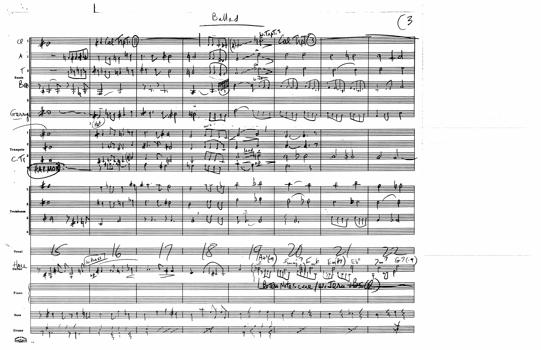 Ballad (B.Brookmeyer) G.Mulligan — page 3
