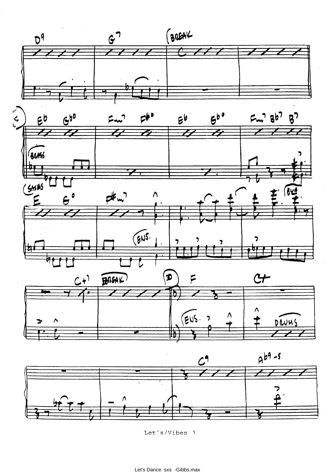Let's Dance (B.Brookmeyer) Terry Gibbs Vib — page 3