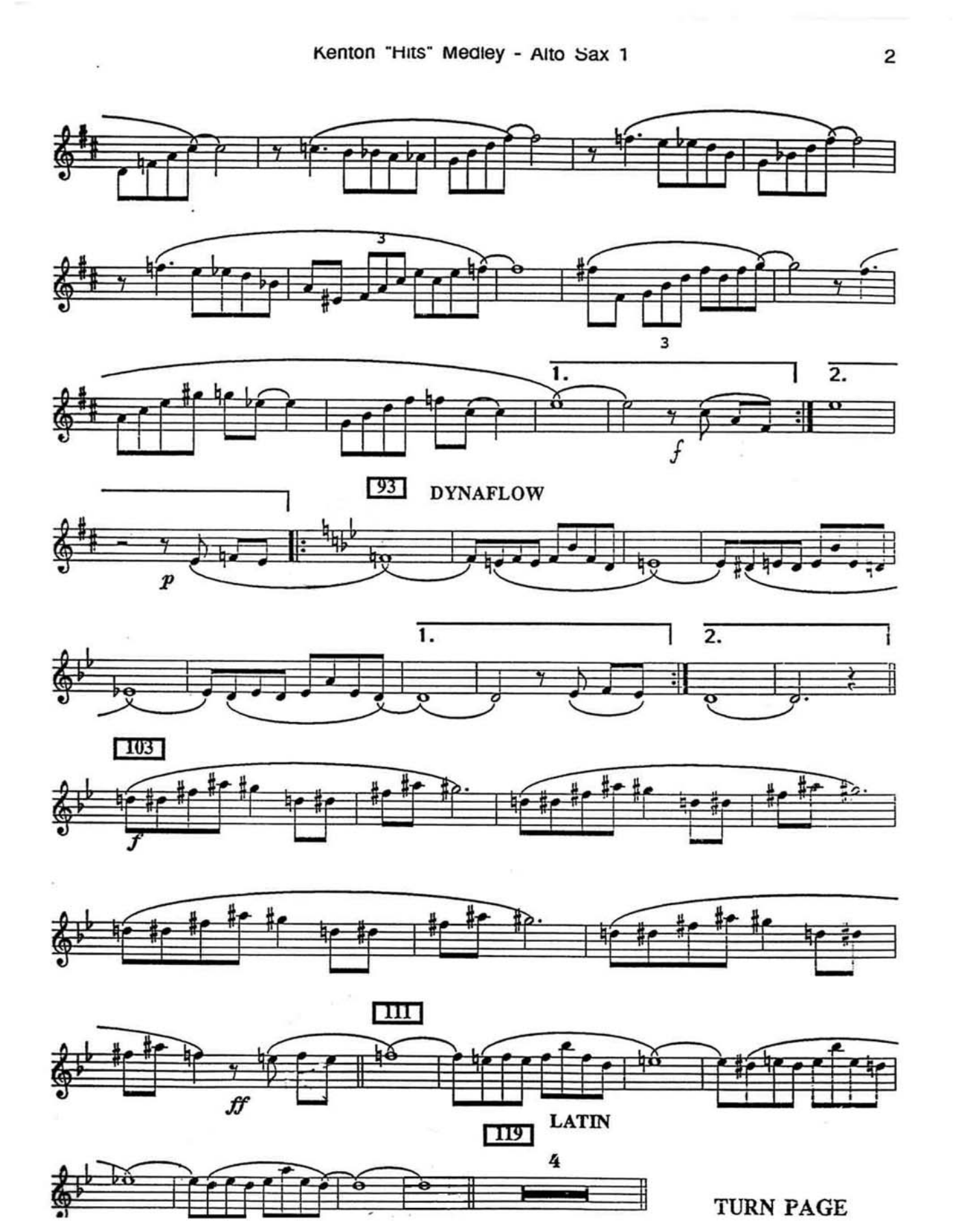 Stan Kenton Medley Hits (B.Curnow) S.Kenton — page 2